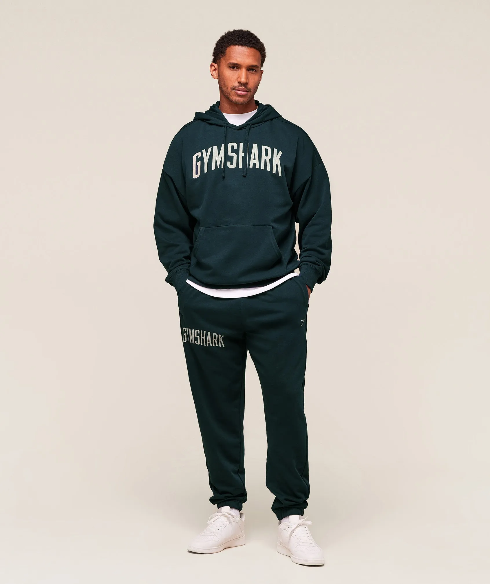 Gymshark Worn Graphic Jogger - Deep Petrol Blue sold by Gymshark product image thumbnail 5