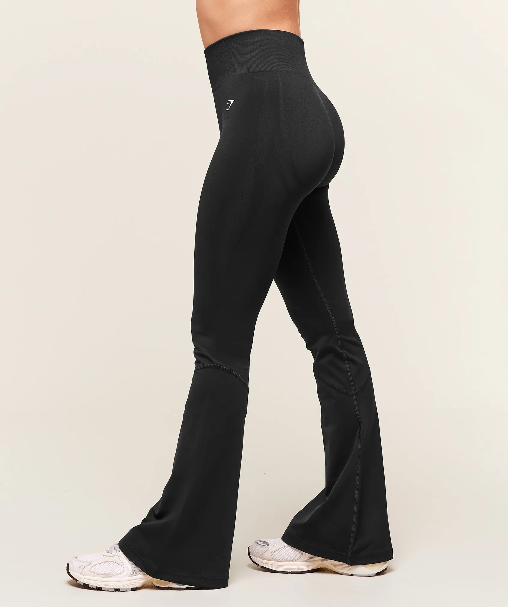 Gymshark Everyday Seamless Flared Legging - Black sold by Gymshark product image thumbnail 3