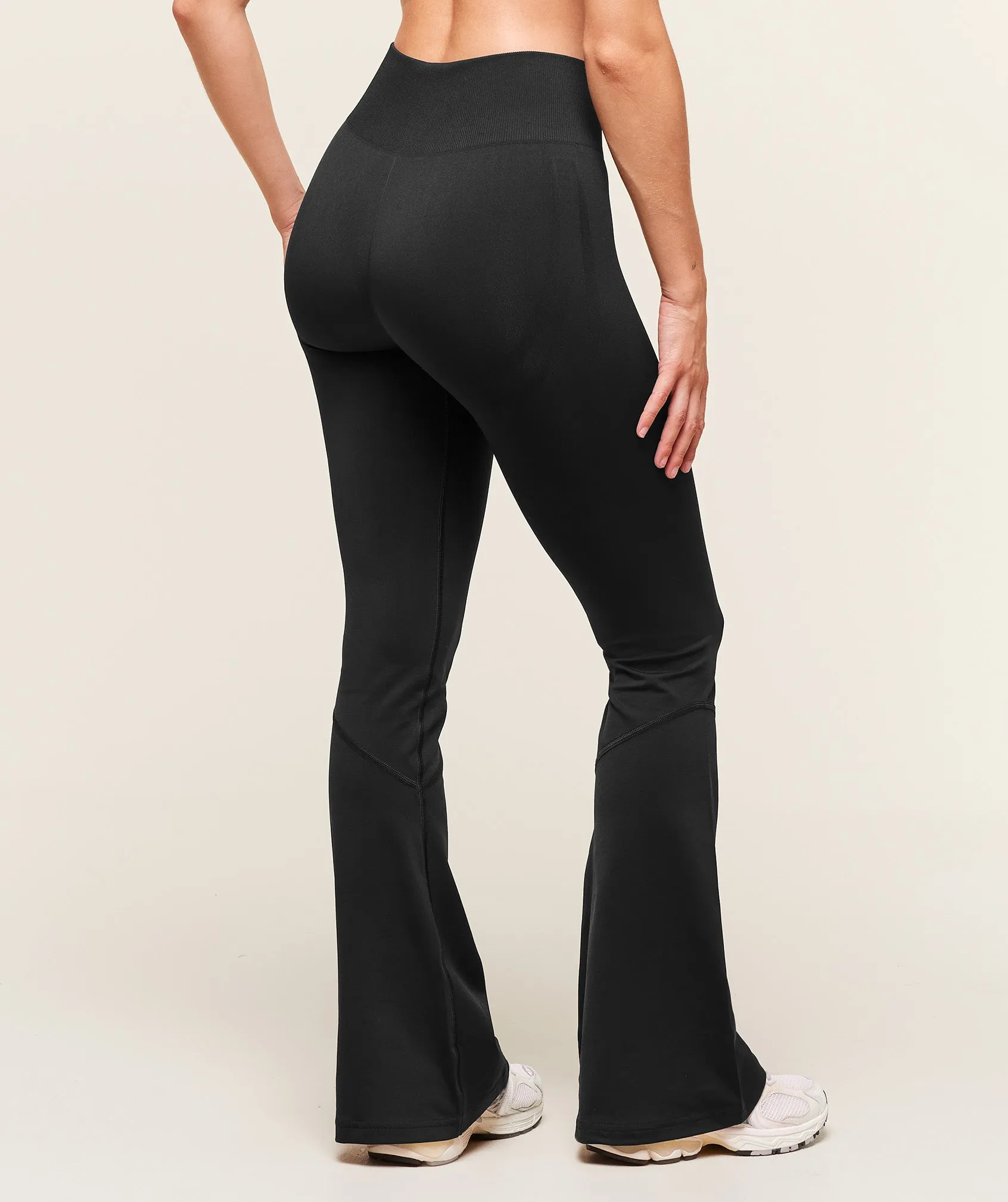 Gymshark Everyday Seamless Flared Legging - Black sold by Gymshark product image thumbnail 2