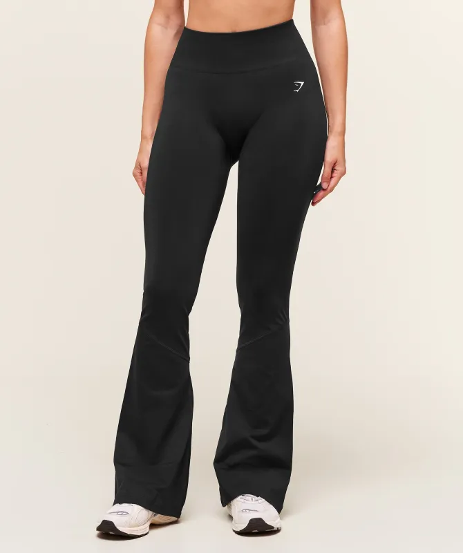 Gymshark Everyday Seamless Flared Legging - Black sold by Gymshark