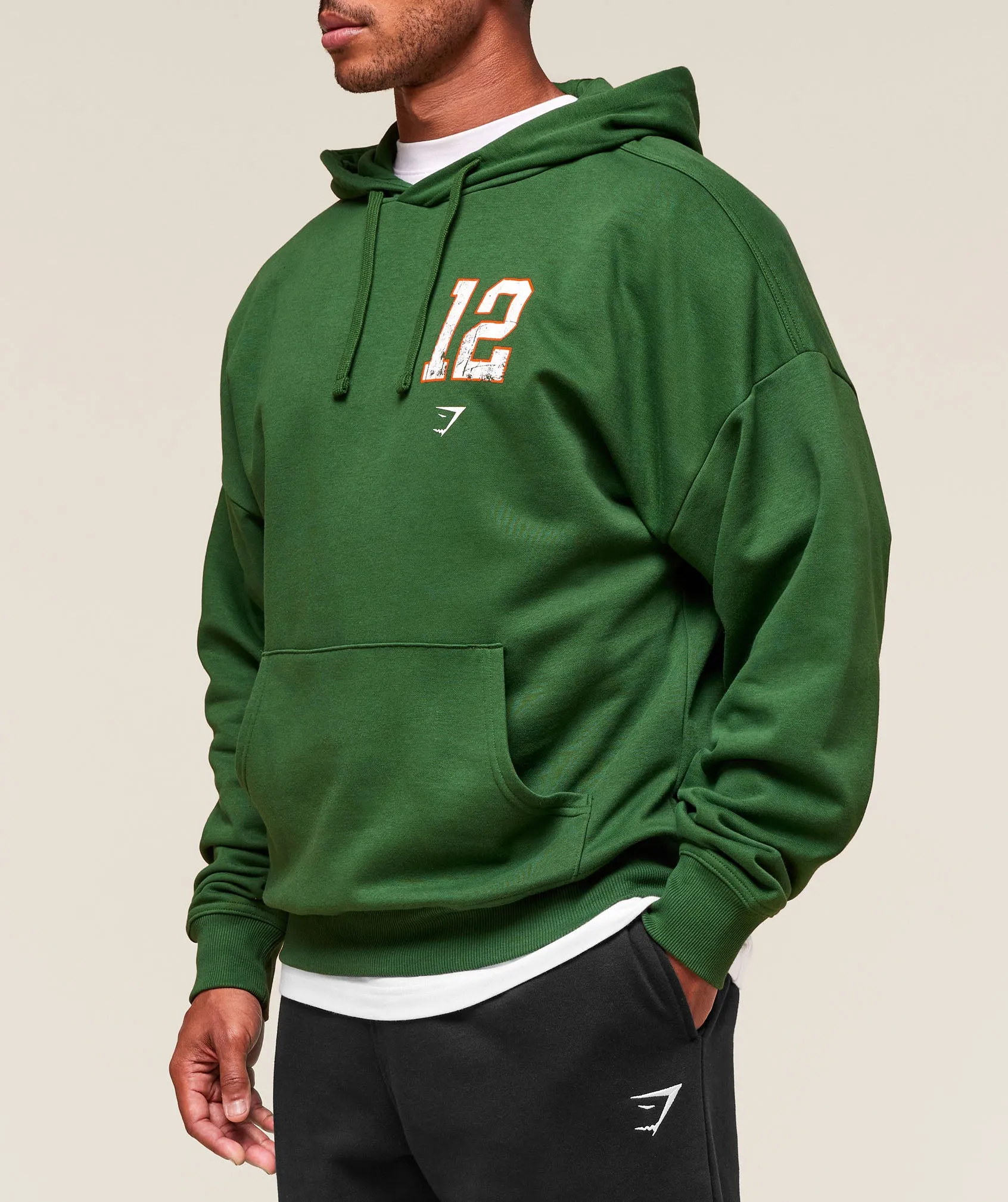 Gymshark Campus Hoodie - Athletic Green sold by Gymshark product image thumbnail 3