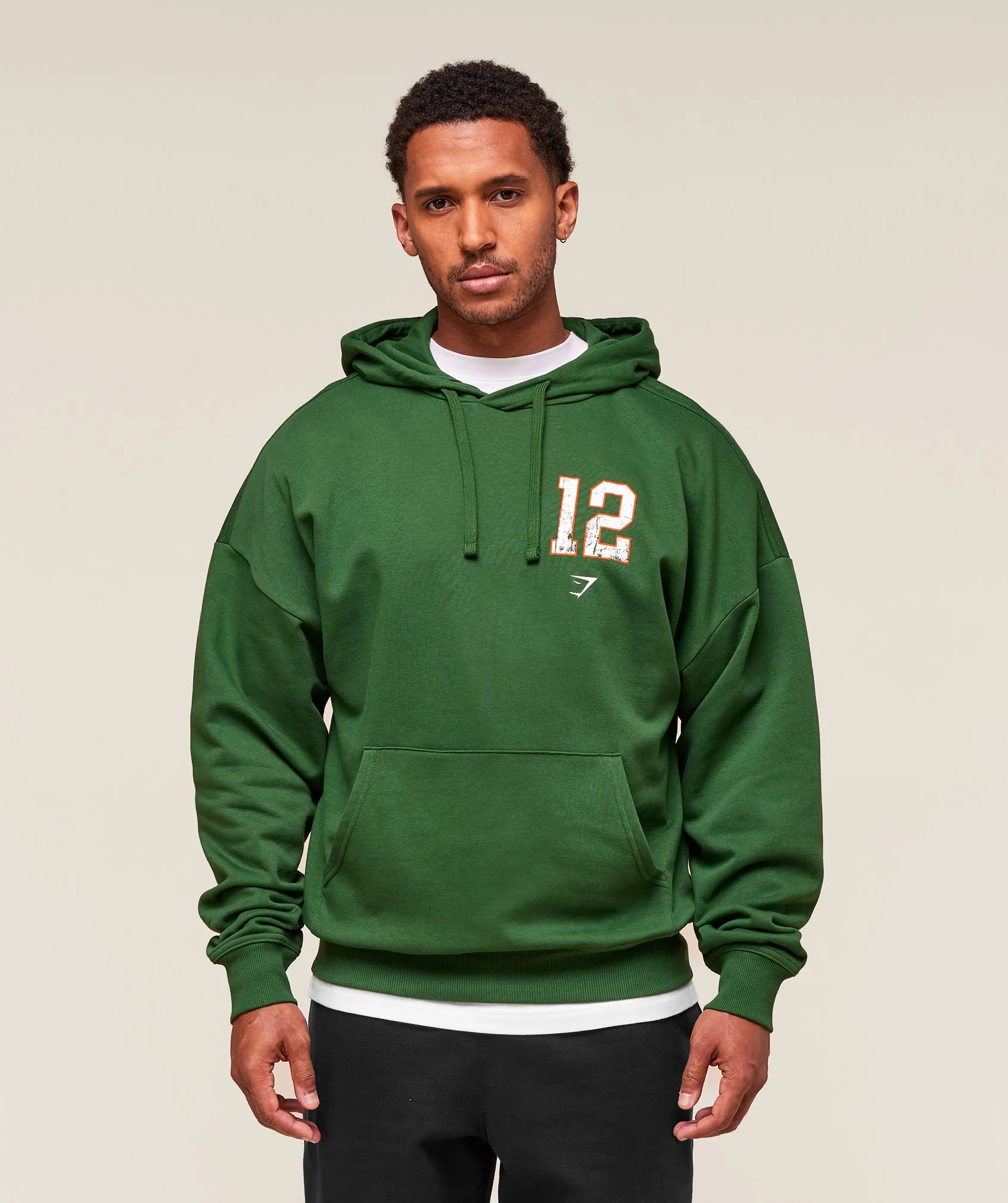 Gymshark Campus Hoodie - Athletic Green sold by Gymshark product image thumbnail 2