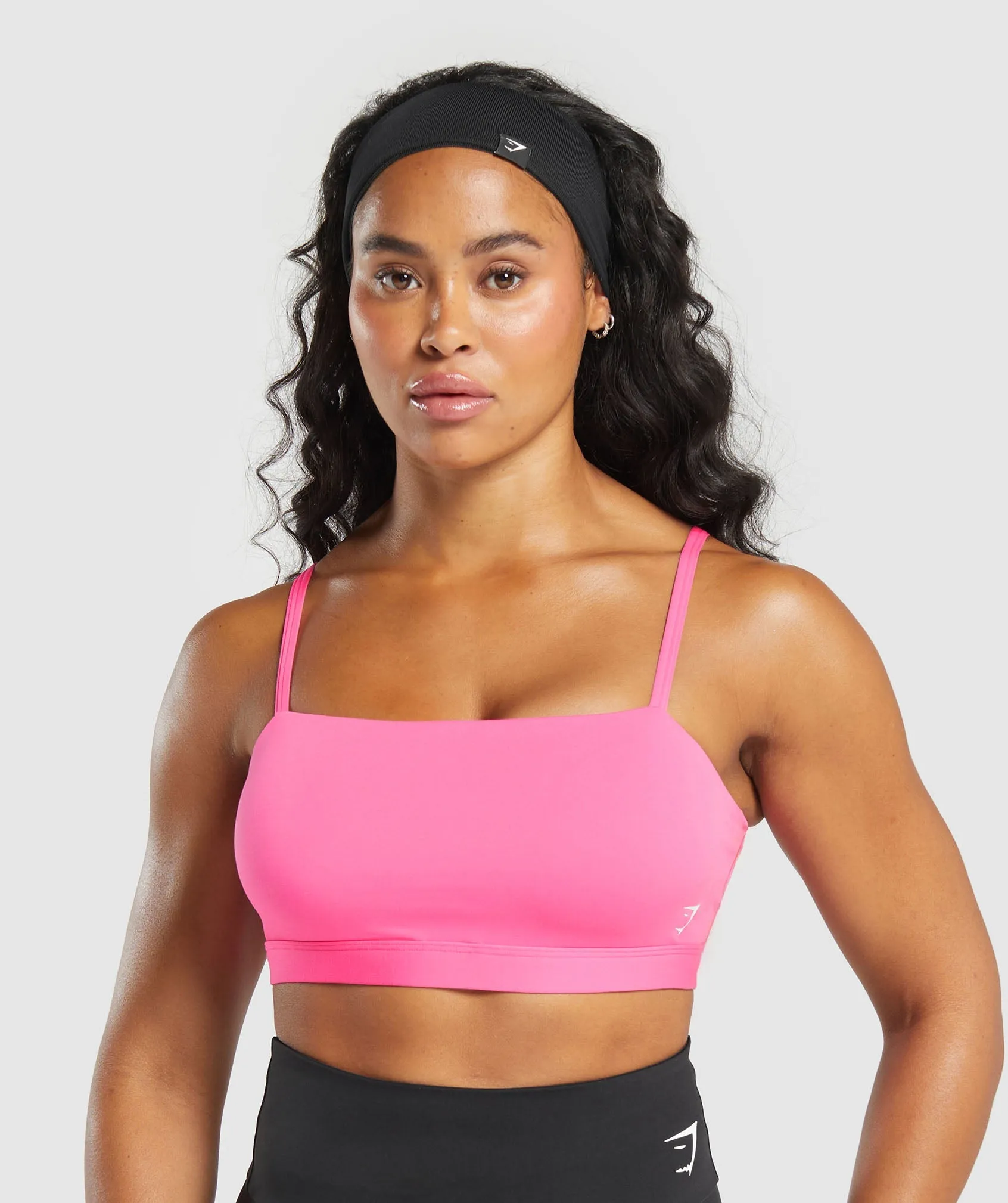 Gymshark Cut Out Bandeau - Physical Pink sold by Gymshark