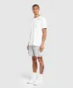 Gymshark Crest Cargo 7" Shorts - Light Grey Marl sold by Gymshark