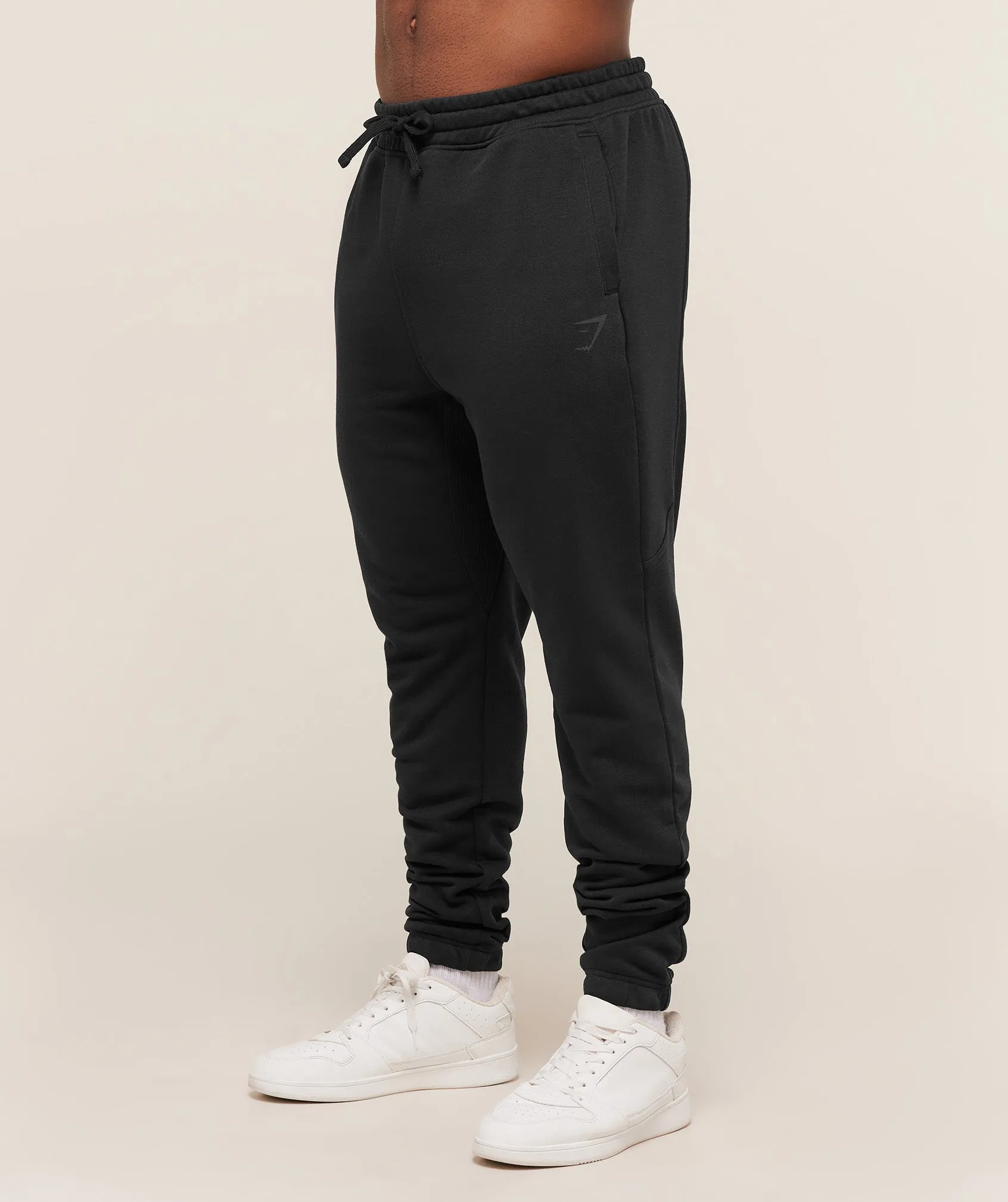 Gymshark Power Joggers Tall - Black/Asphalt Grey sold by Gymshark product image thumbnail 2
