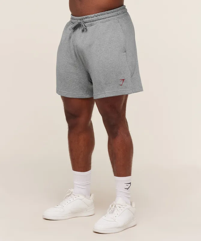 Gymshark Power 5" Shorts - Charcoal Core Marl sold by Gymshark