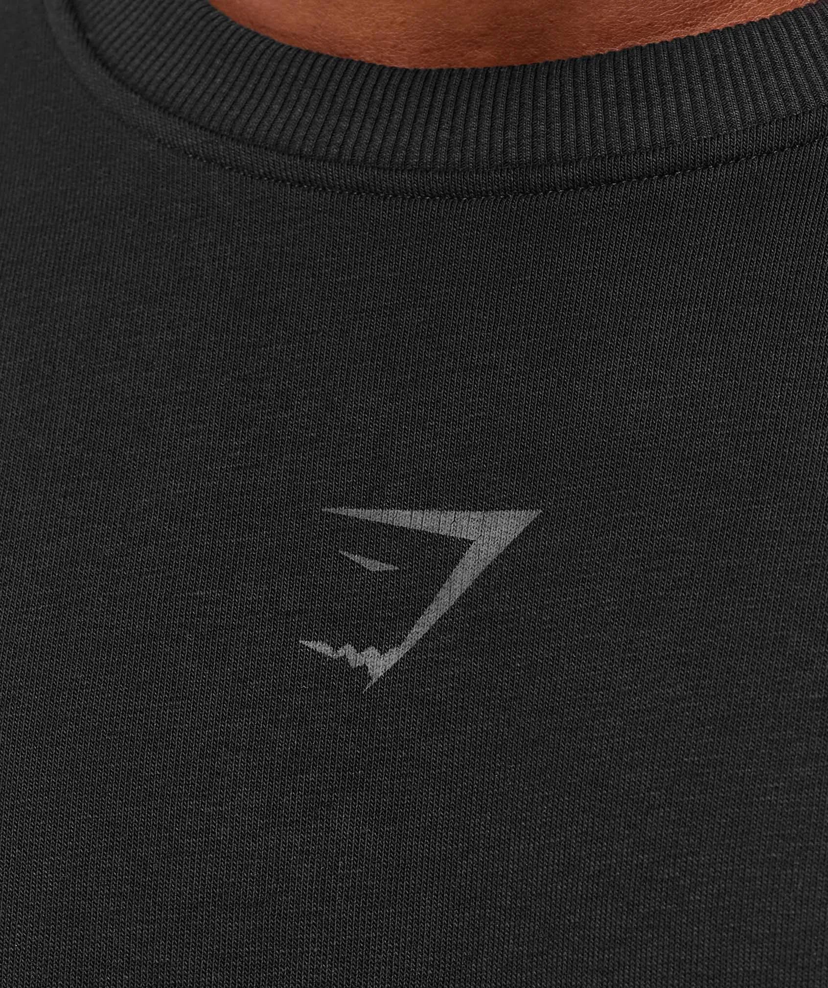 Gymshark Power Crew - Black/Asphalt Grey sold by Gymshark product image thumbnail 5