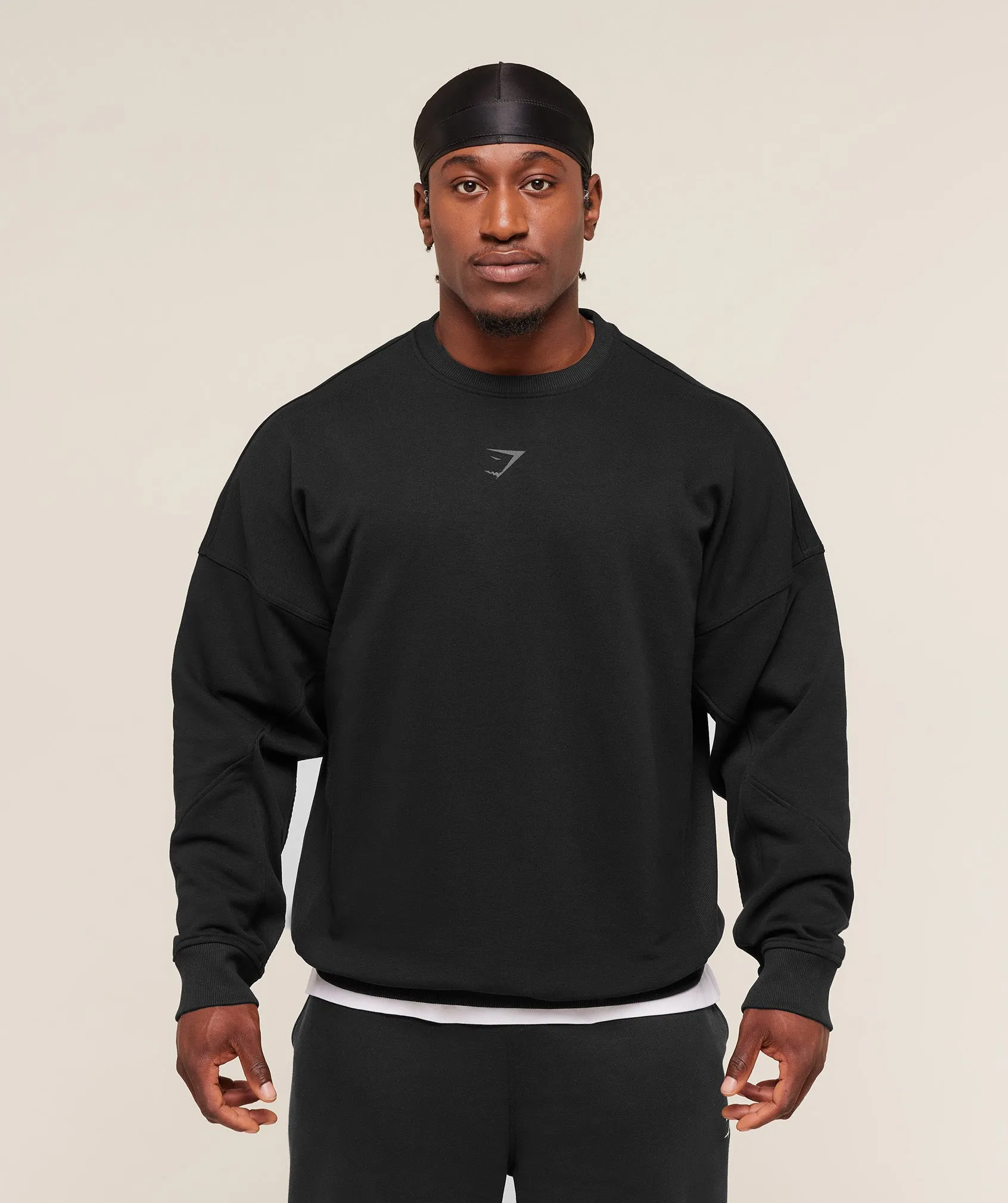 Gymshark Power Crew - Black/Asphalt Grey sold by Gymshark product image thumbnail 2