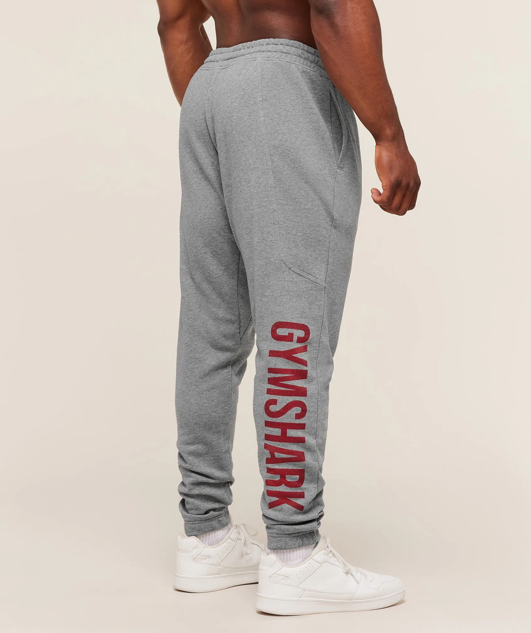 Gymshark Power Wordmark Jogger - Charcoal Core Marl sold by Gymshark