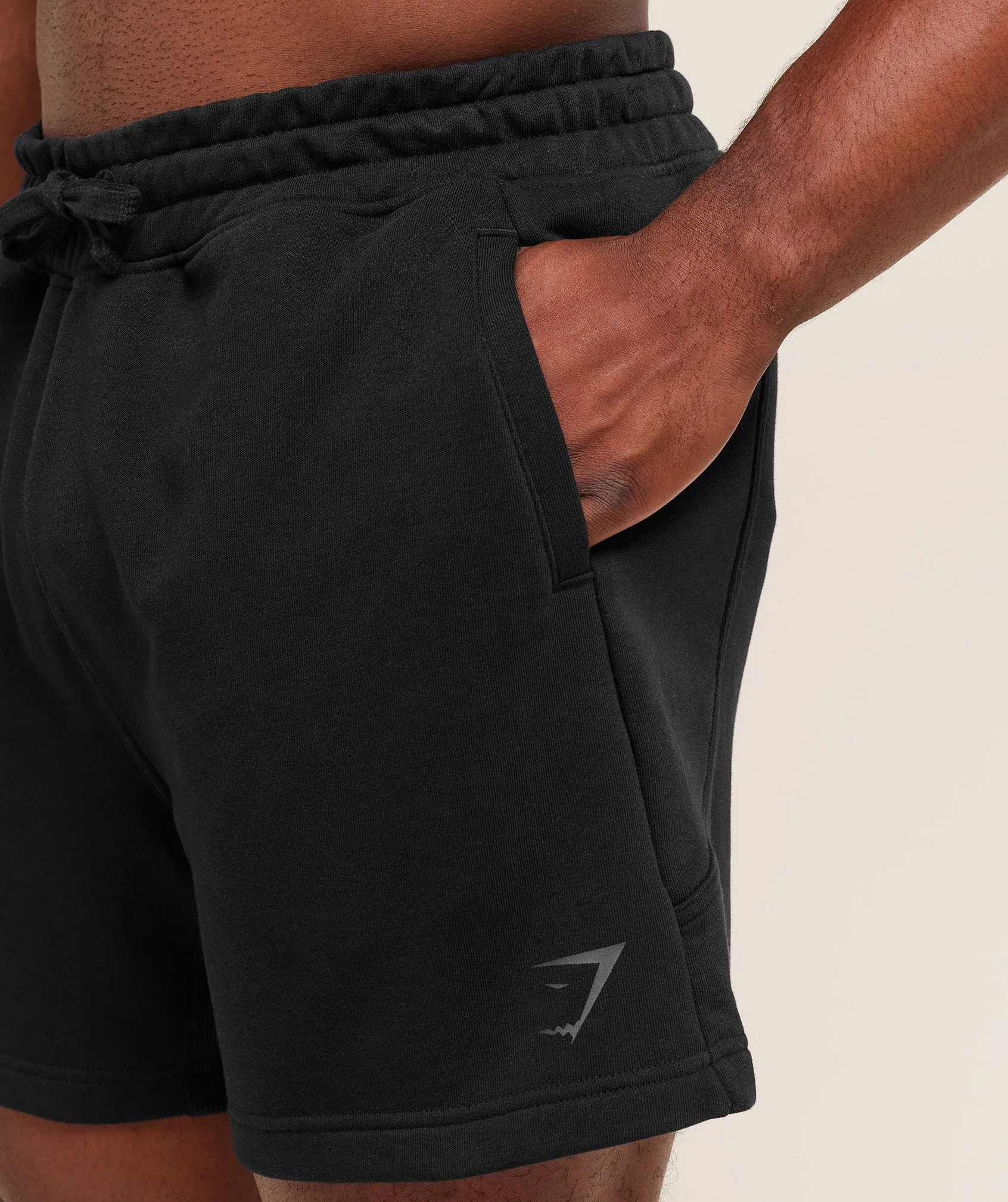 Gymshark Power 5" Shorts - Black/Asphalt Grey sold by Gymshark product image thumbnail 4