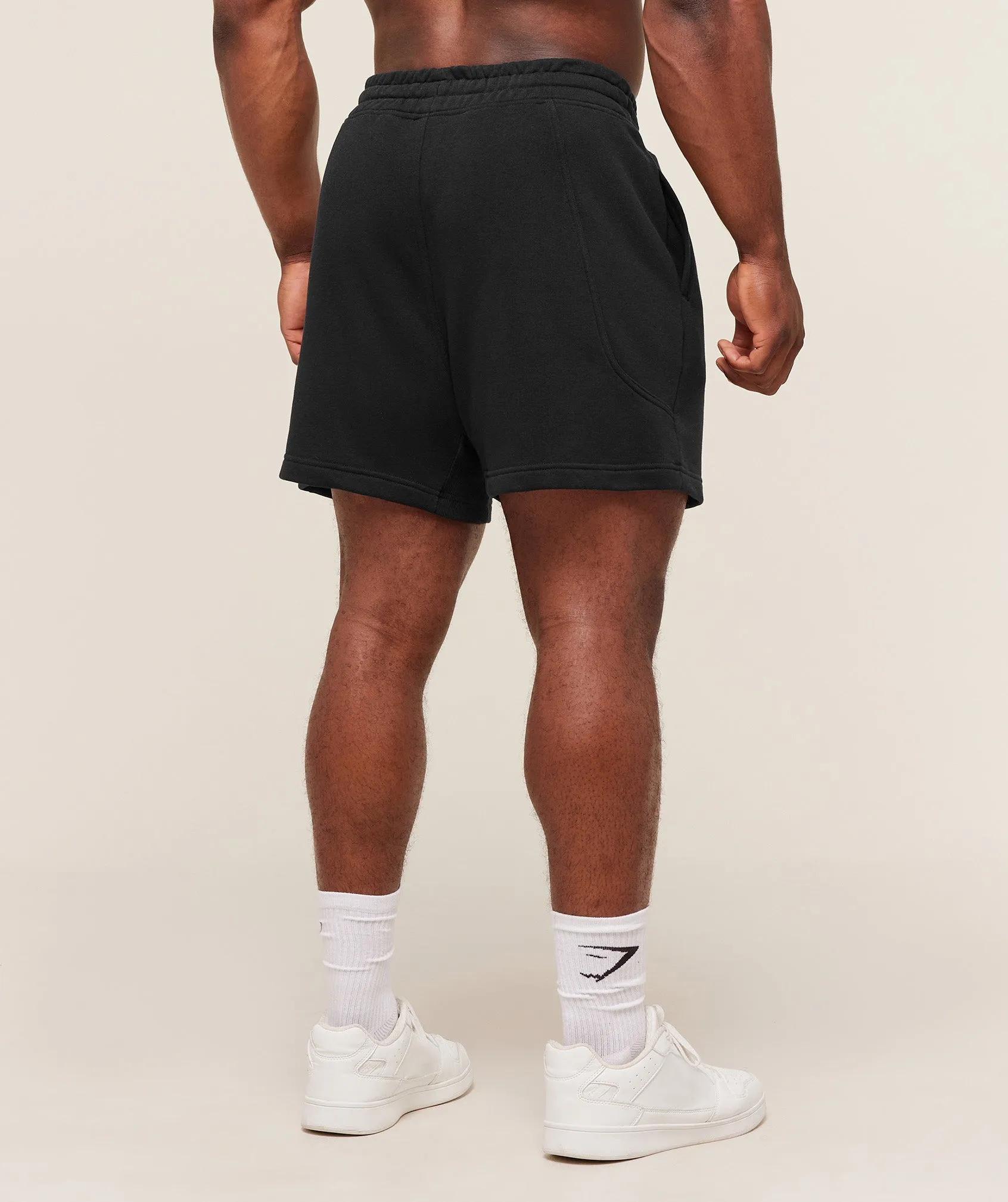 Gymshark Power 5" Shorts - Black/Asphalt Grey sold by Gymshark product image thumbnail 3