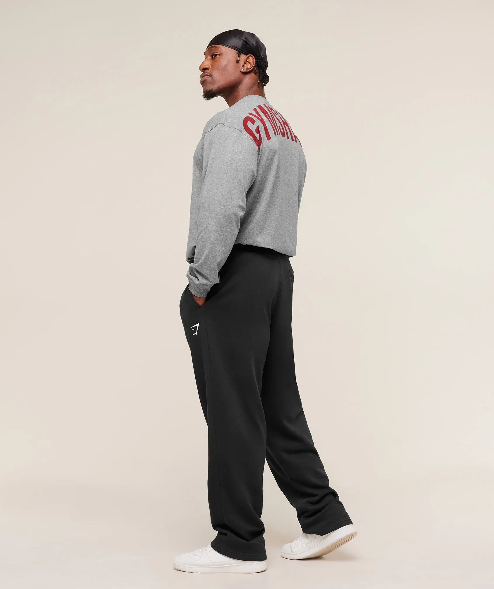 Gymshark Power Long Sleeve T-Shirt - Charcoal Core Marl sold by Gymshark product image thumbnail 4