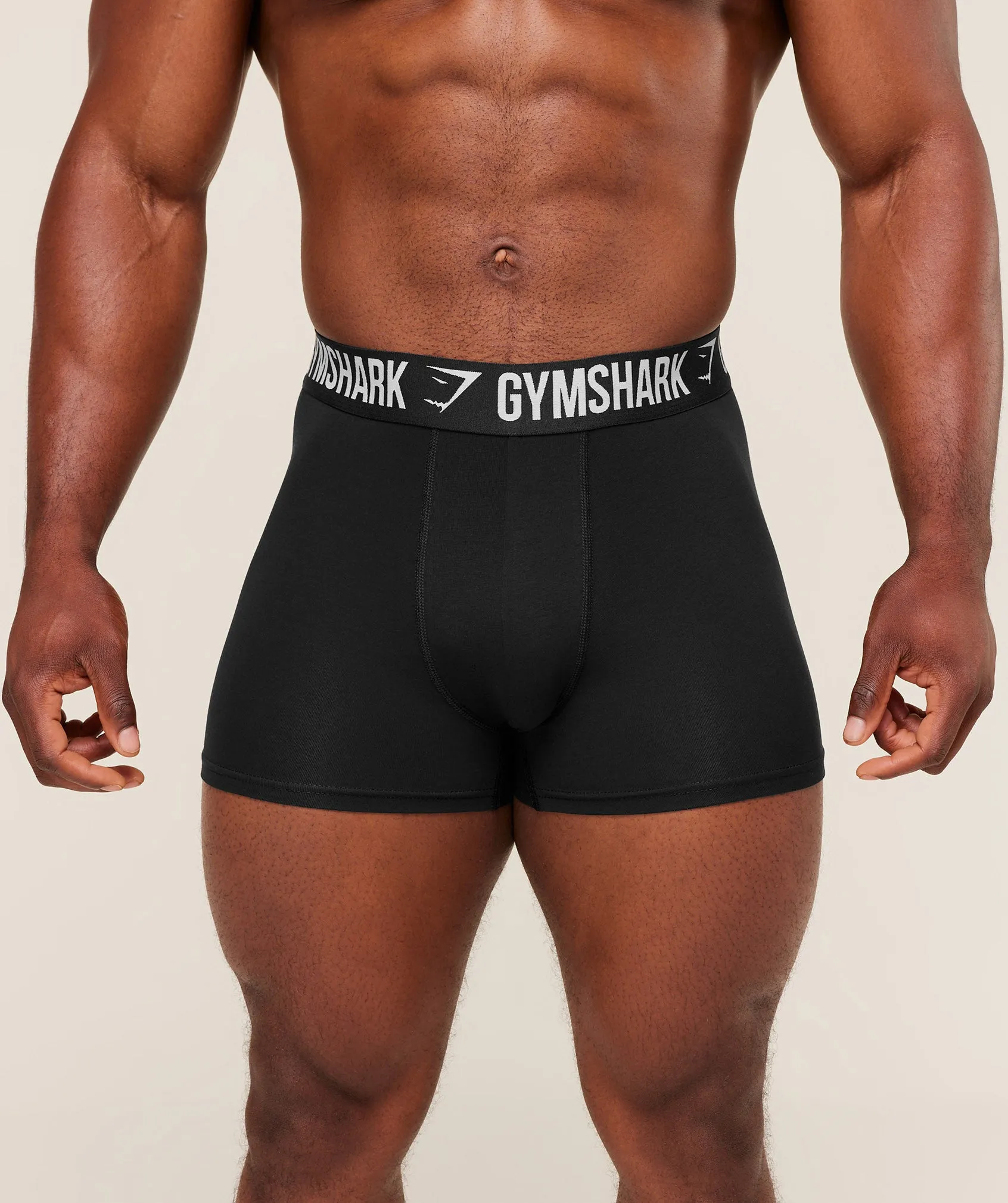Gymshark Boxer Brief 3PK - Black/Silver Grey/White sold by Gymshark product image thumbnail 2