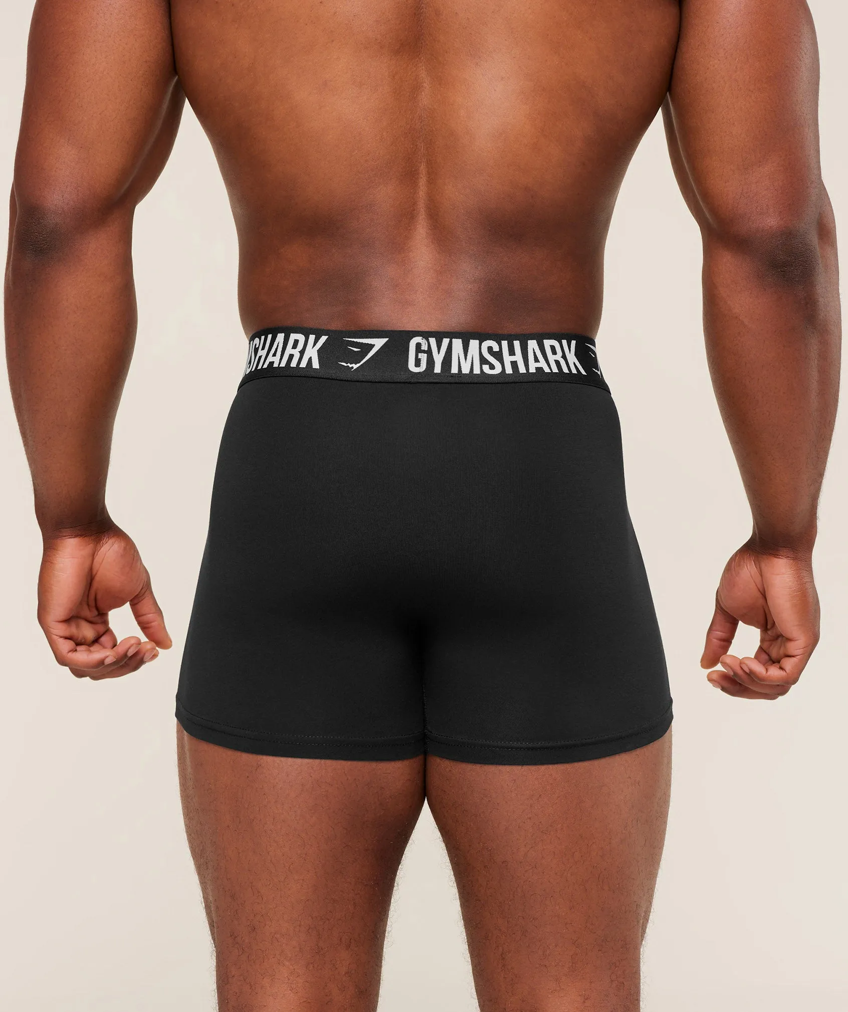 Gymshark Boxer Brief 3PK - Black/Silver Grey/White sold by Gymshark product image thumbnail 3