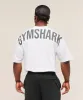 Gymshark Power T-Shirt - White sold by Gymshark
