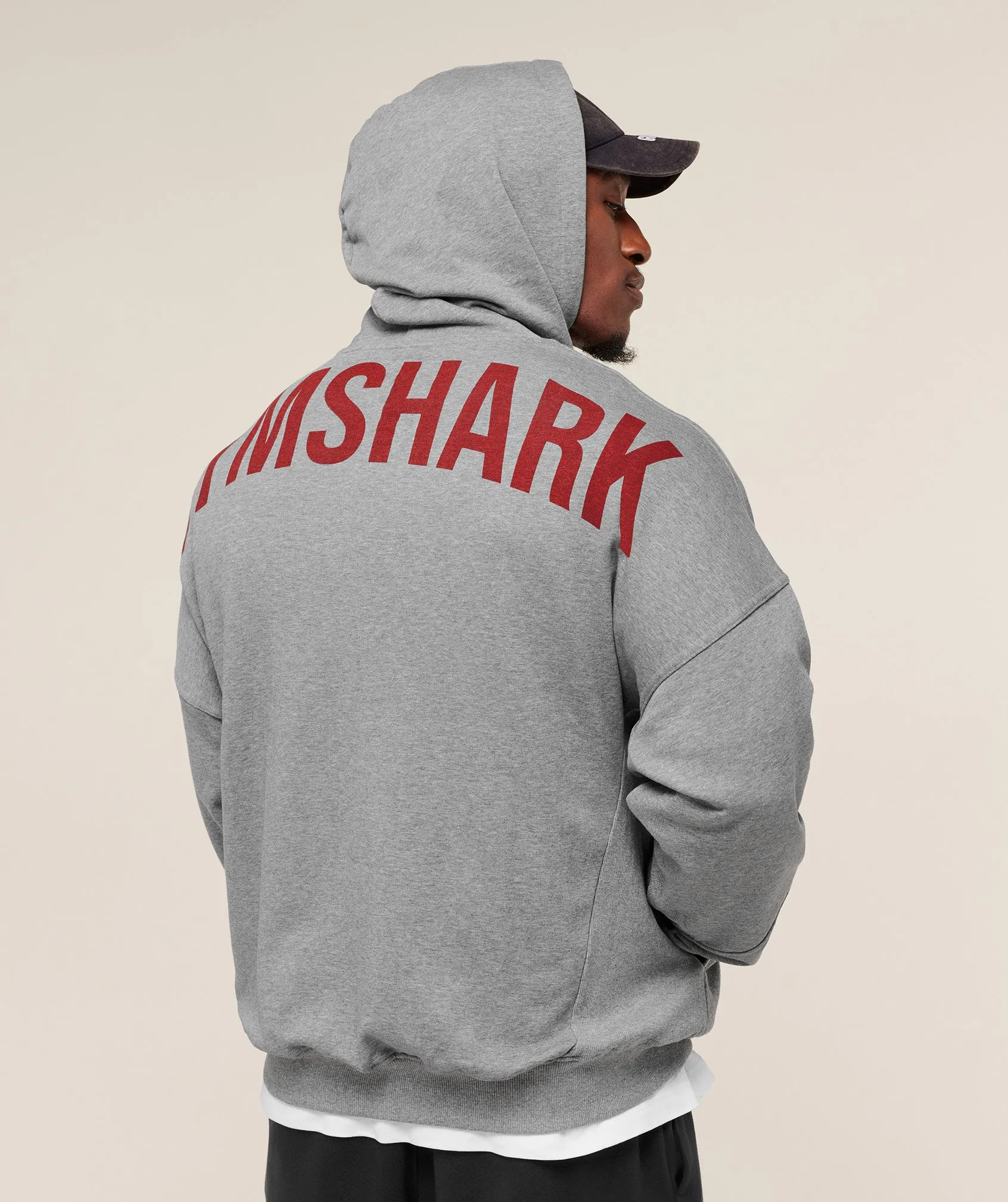 Gymshark Power Hoodie - Charcoal Core Marl sold by Gymshark product image thumbnail 3