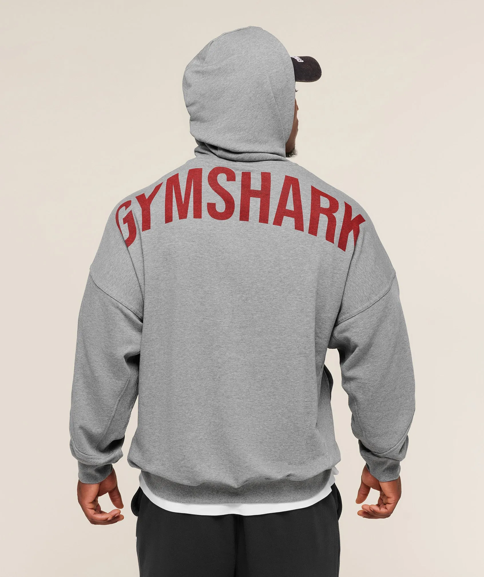 Gymshark Power Hoodie - Charcoal Core Marl sold by Gymshark