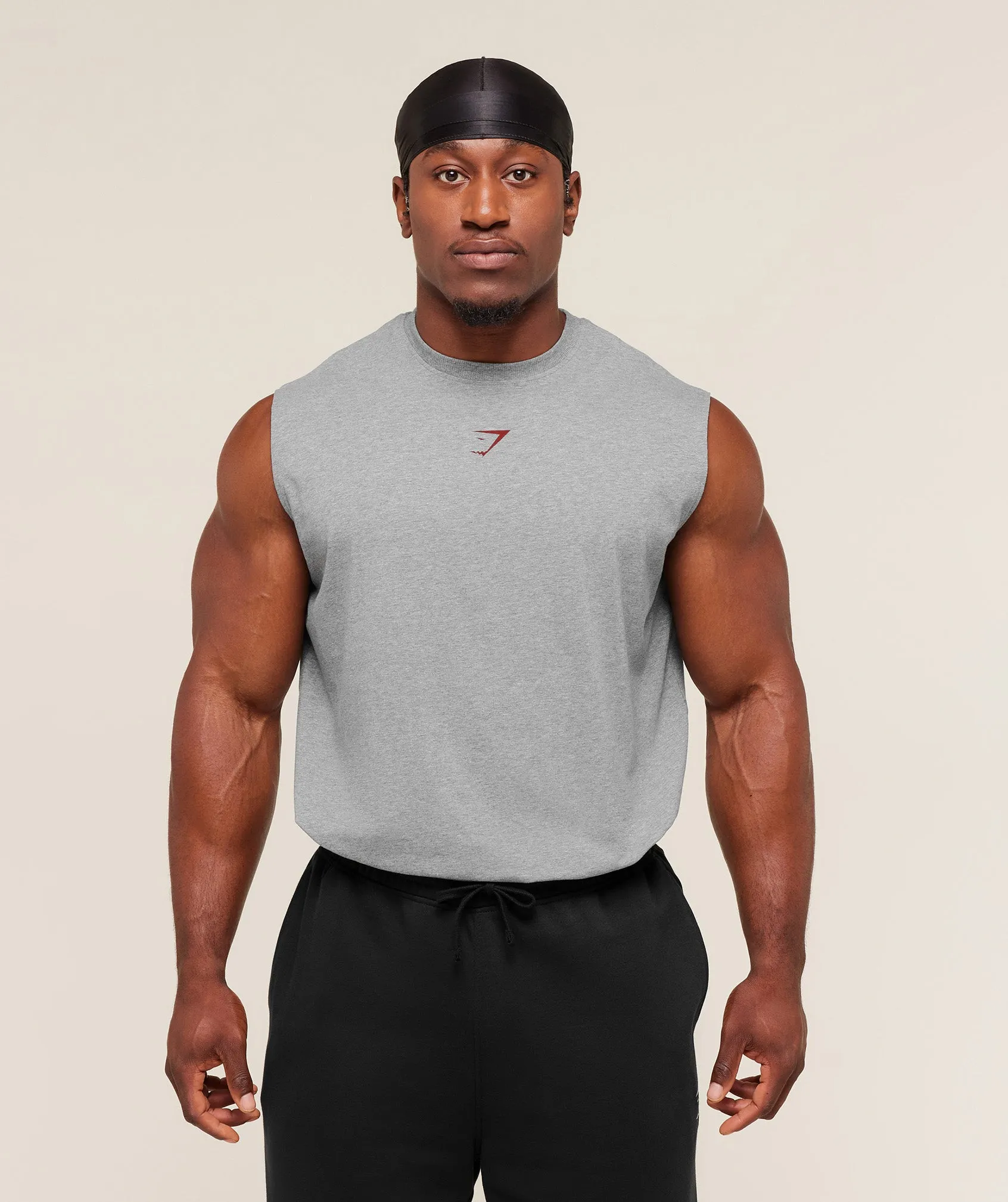 Gymshark Power Cut Off Tank - Charcoal Core Marl sold by Gymshark product image thumbnail 2