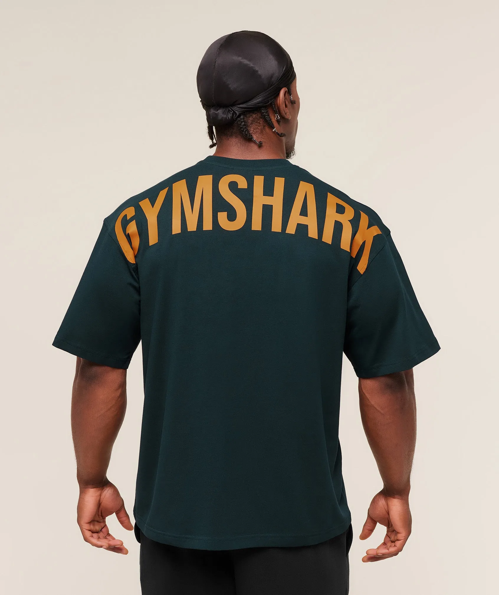 Gymshark Power T-Shirt - Deep Petrol Blue sold by Gymshark product image thumbnail 4