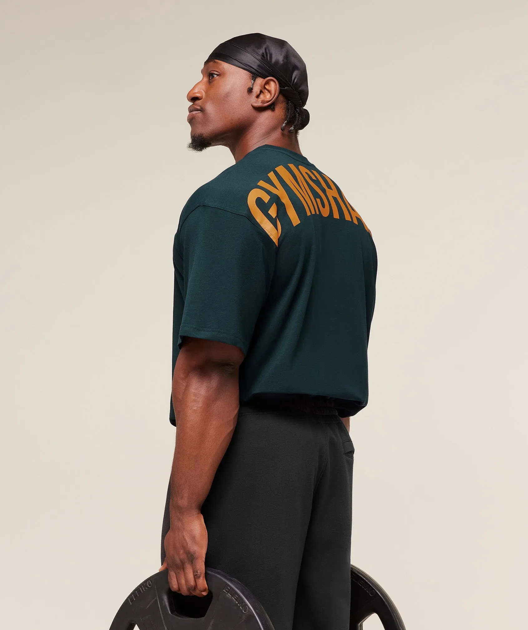 Gymshark Power T-Shirt - Deep Petrol Blue sold by Gymshark product image thumbnail 3