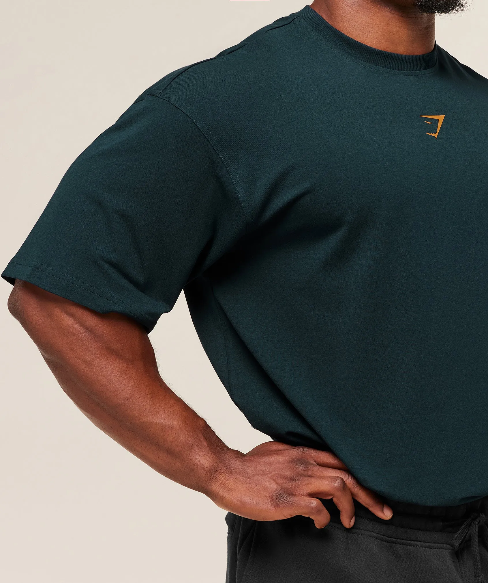 Gymshark Power T-Shirt - Deep Petrol Blue sold by Gymshark product image thumbnail 5