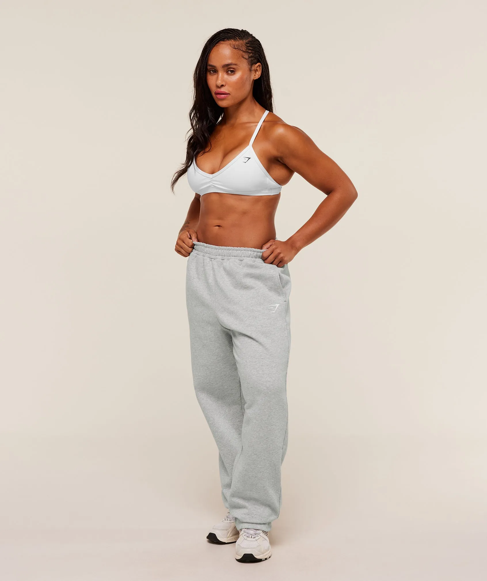 Gymshark Training Fleece Short Jogger - Light Grey Core Marl sold by Gymshark product image thumbnail 5