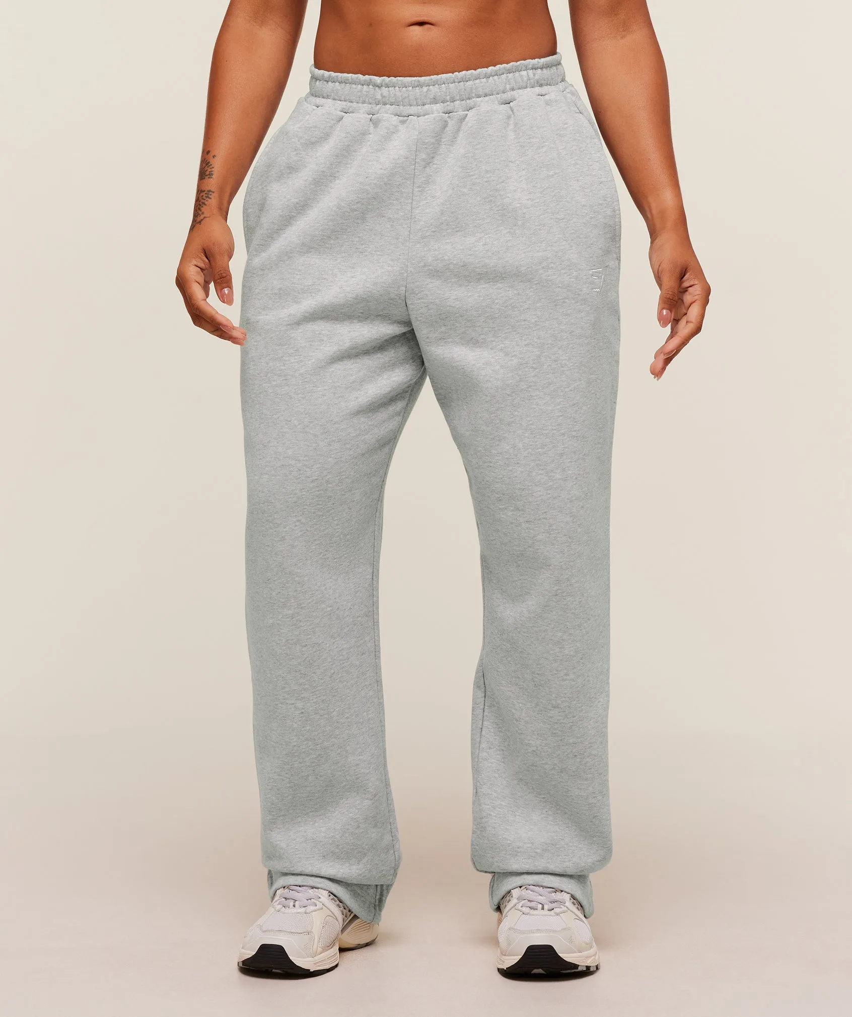 Gymshark Training Fleece Short Jogger - Light Grey Core Marl sold by Gymshark