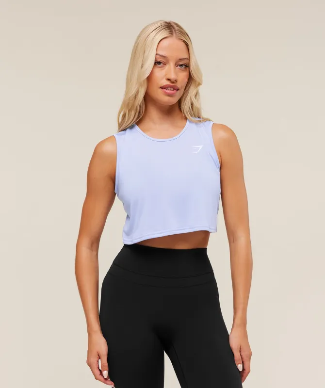 Gymshark Training Crop Tank - Peri Blue sold by Gymshark