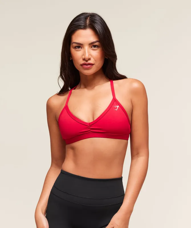 Gymshark Minimal Sports Bra - Carmine Red sold by Gymshark