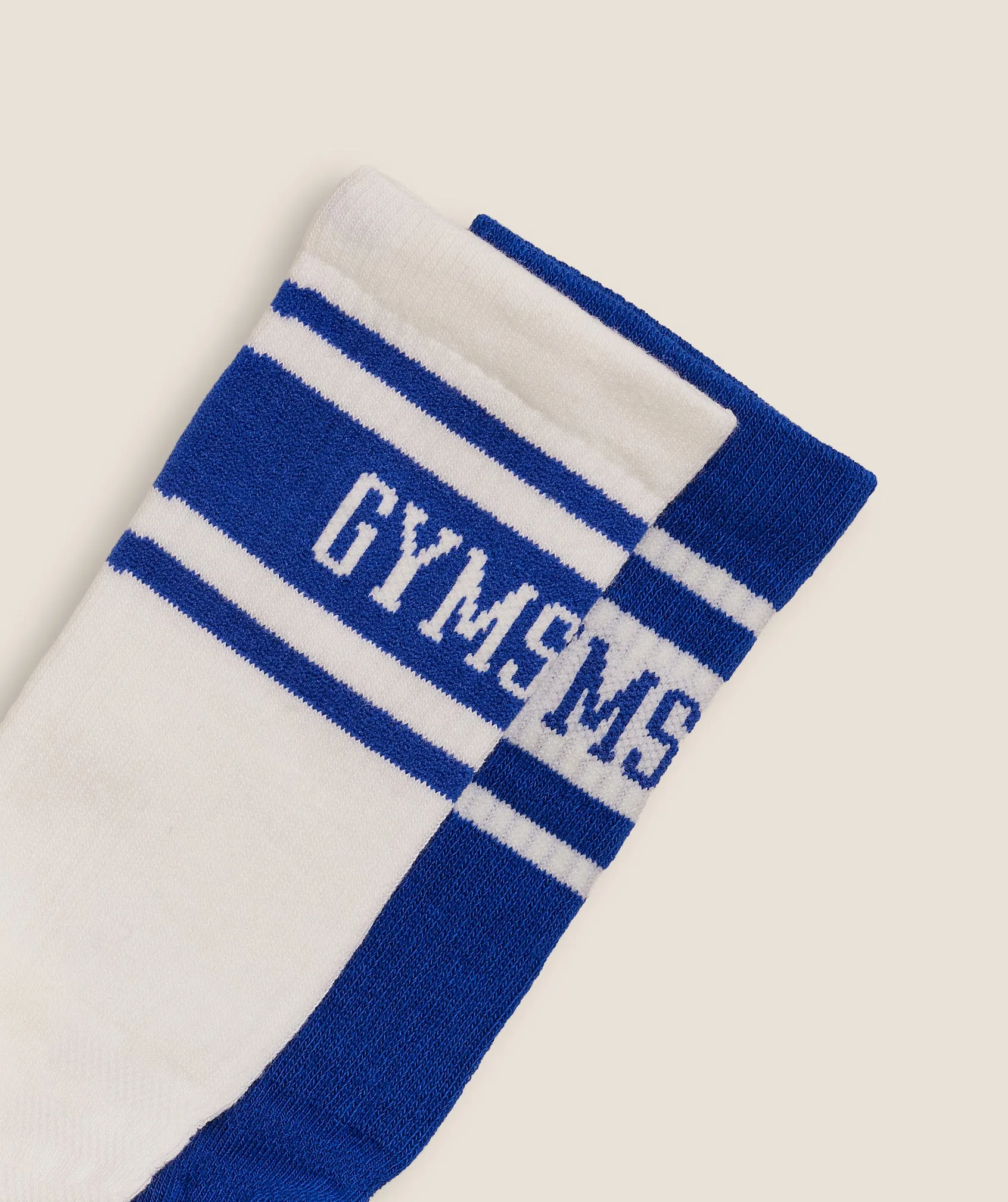 Gymshark Collegiate Crew Sock 2pk - Athletic Blue sold by Gymshark product image thumbnail 2