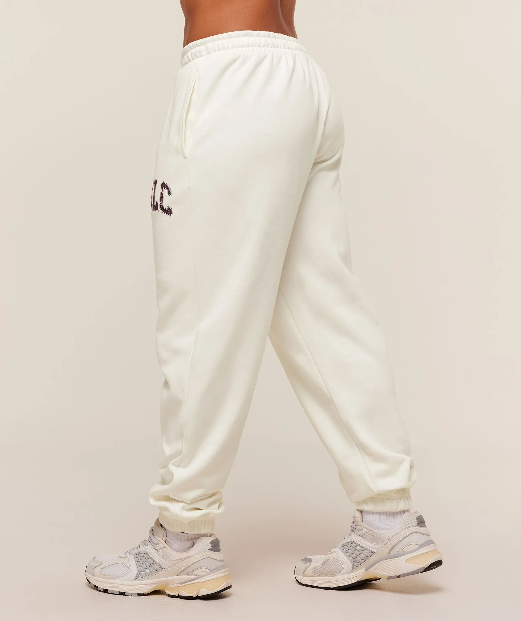 Gymshark GSLC Lifting Club Cuffed Joggers - Soft White sold by Gymshark product image thumbnail 3