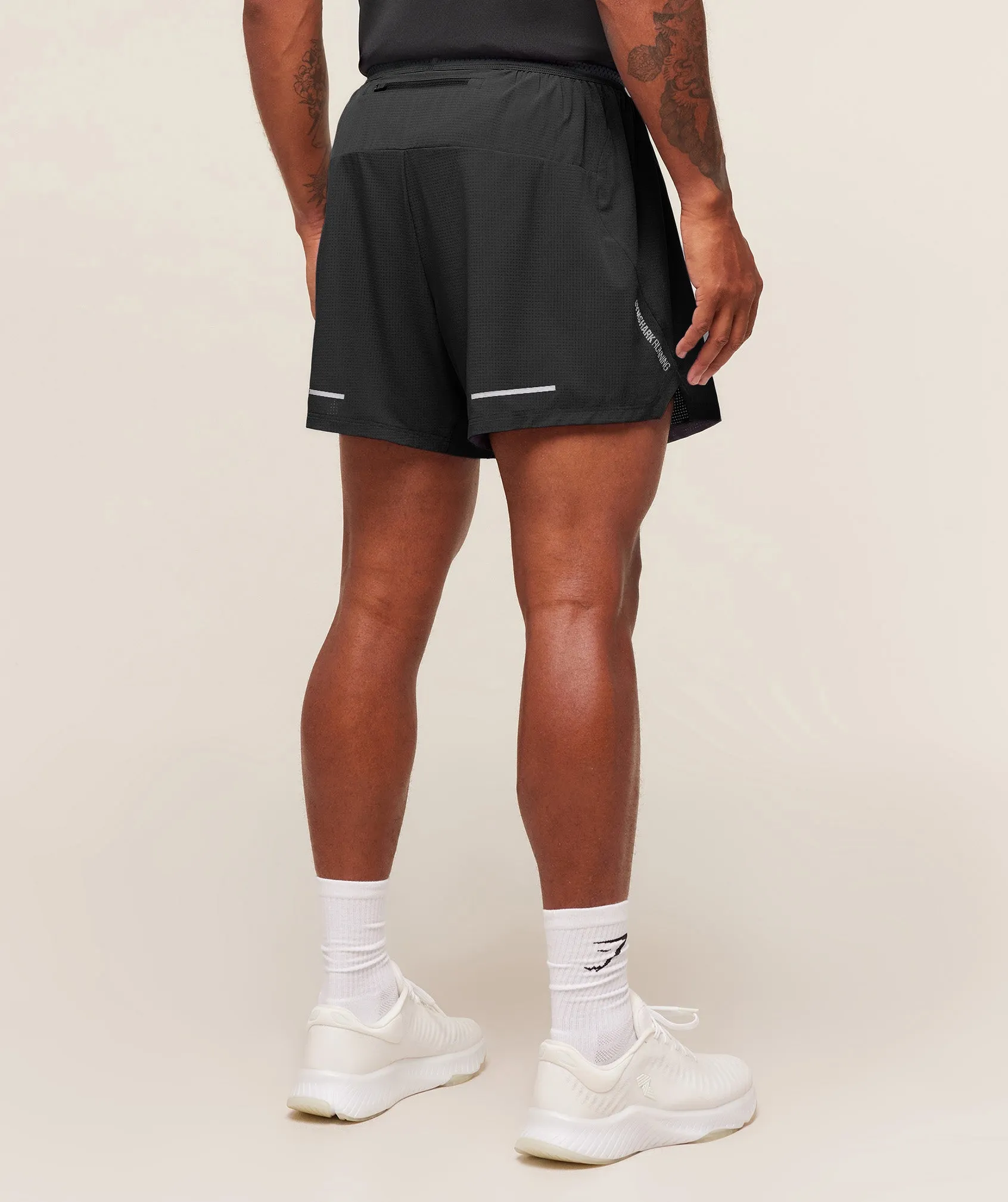 Gymshark Running Short 5" - Black sold by Gymshark product image thumbnail 2
