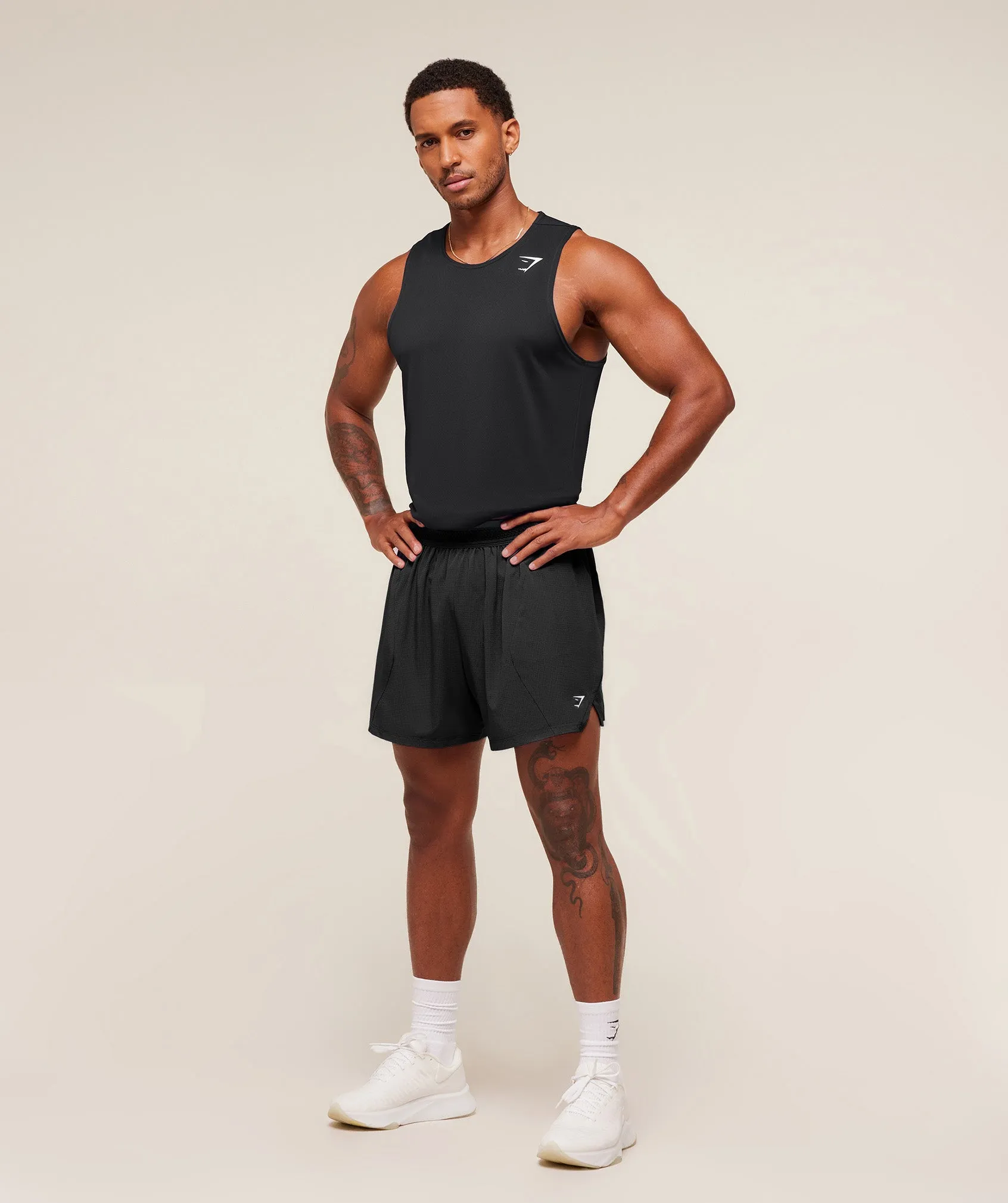 Gymshark Running Short 5" - Black sold by Gymshark product image thumbnail 4