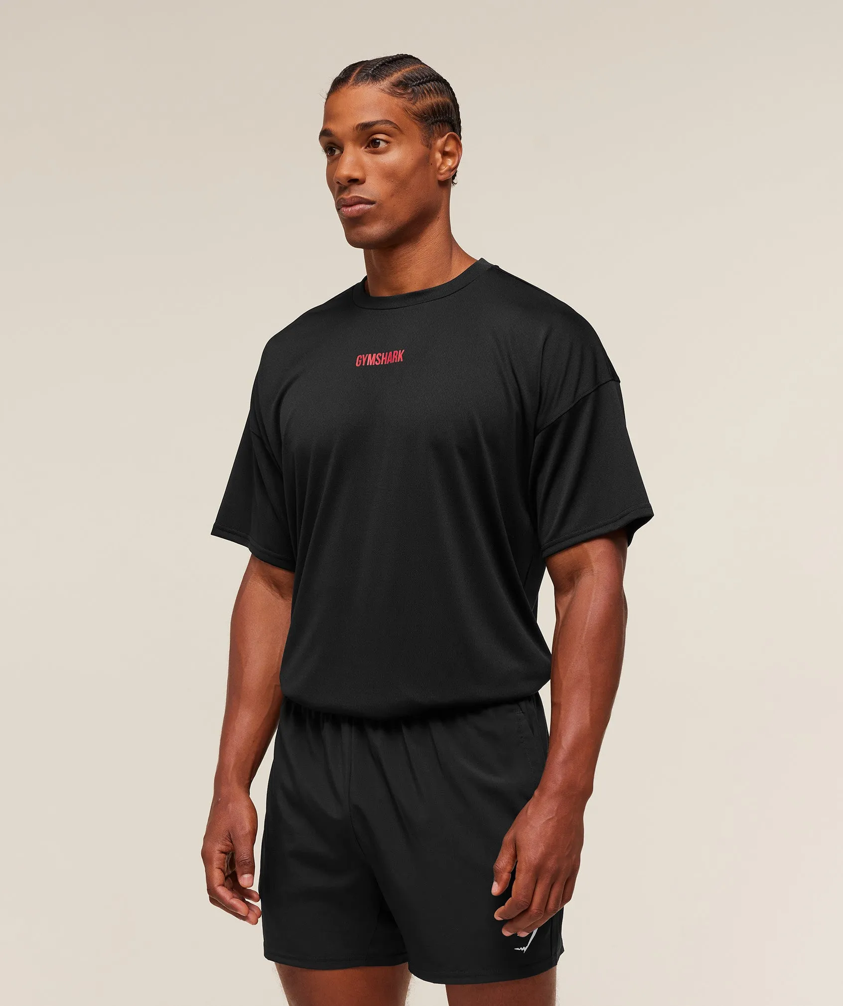 Gymshark Remember Why You Started T-Shirt - Black sold by Gymshark product image thumbnail 2