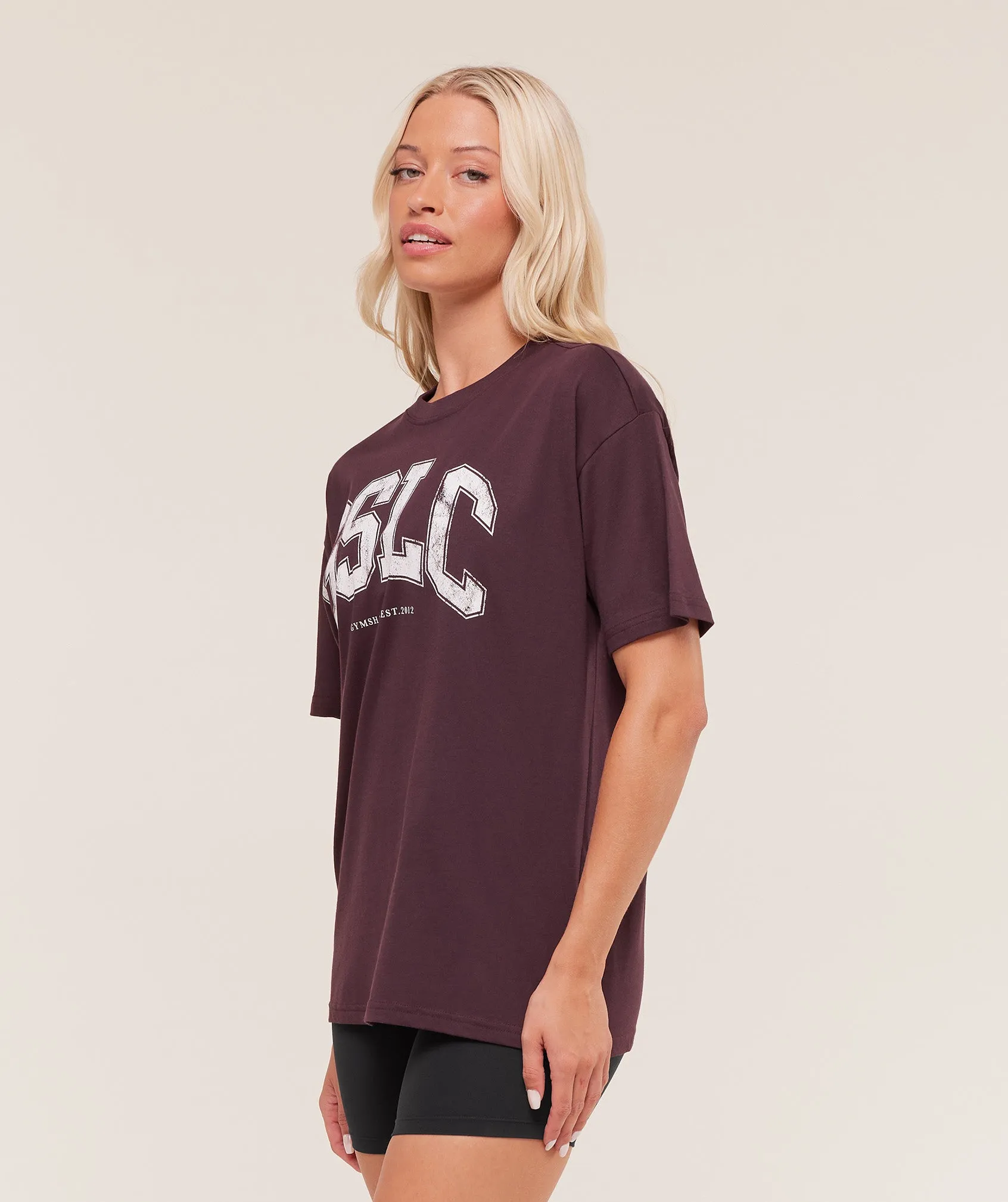 Gymshark GSLC Lifting Club Short Sleeve T-Shirt - Cherry Purple sold by Gymshark product image thumbnail 3