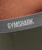 Gymshark Sports Tech Boxer 3PK - Medium Grey/Unit Green/Strength Green sold by Gymshark