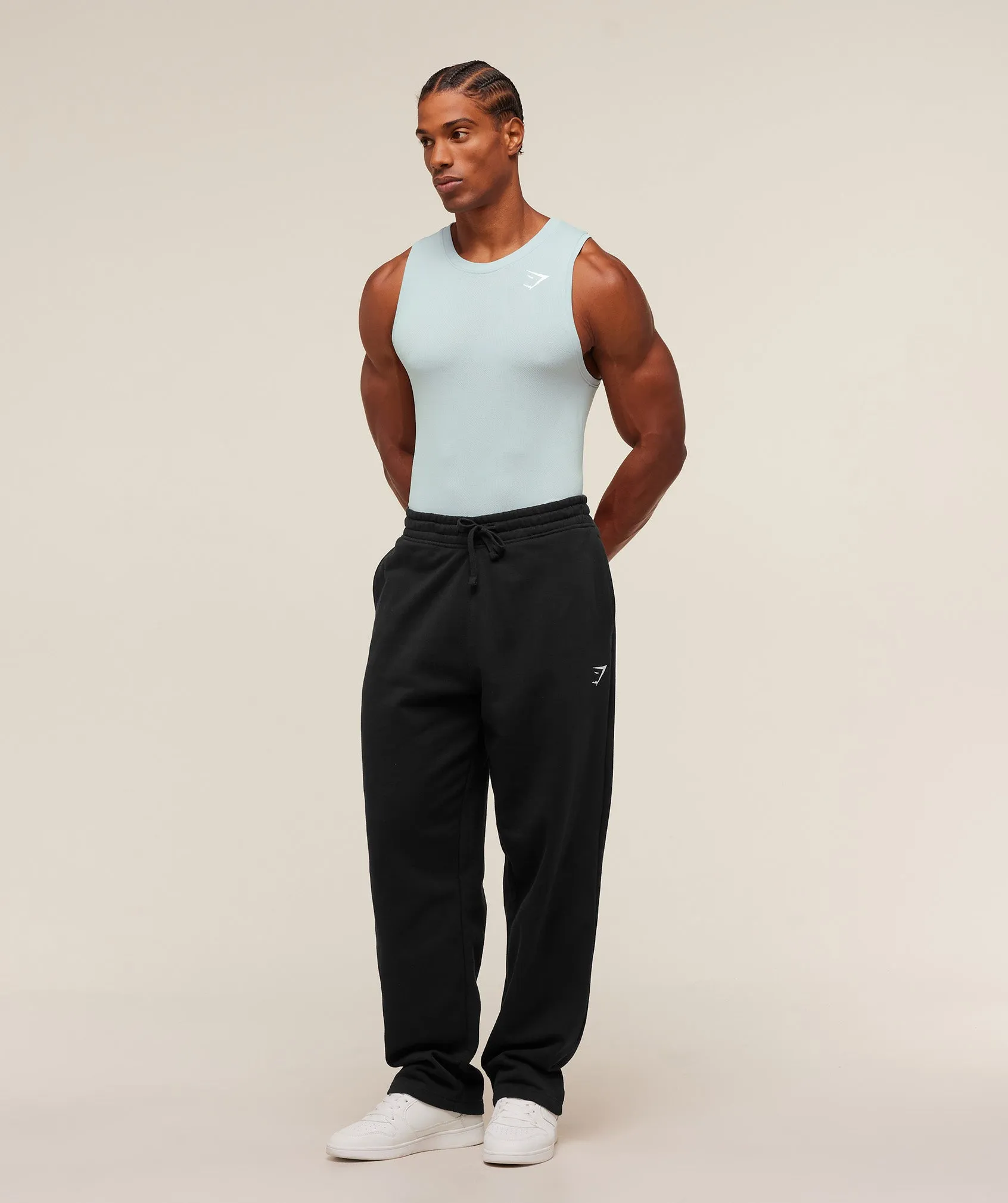 Gymshark Geo Seamless Tank - Smoke Blue/Soft White sold by Gymshark product image thumbnail 4