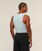 Gymshark Geo Seamless Tank - Smoke Blue/Soft White sold by Gymshark