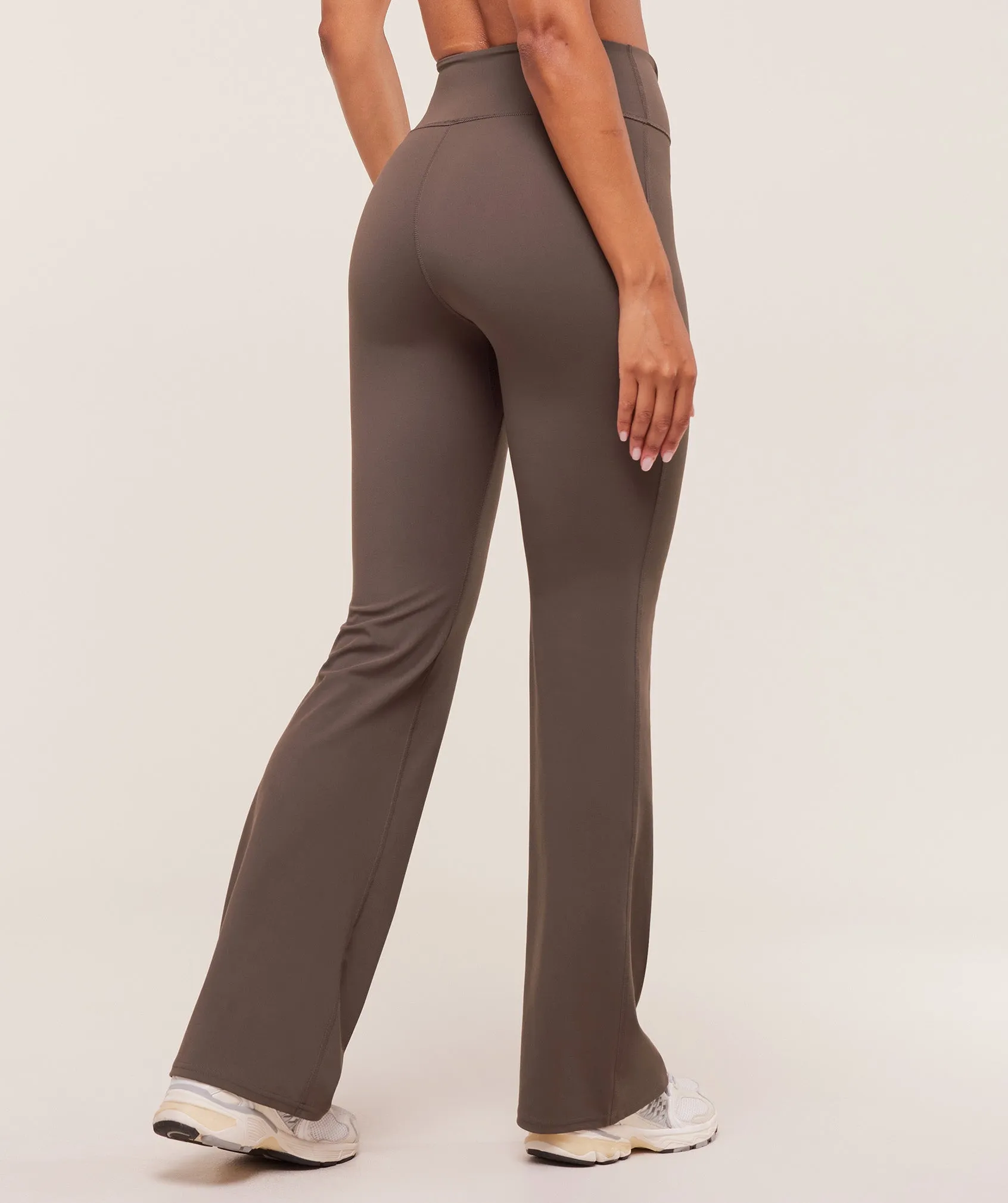 Gymshark Twist Front Straight Leg Legging - Walnut Brown sold by Gymshark product image thumbnail 3
