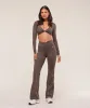 Gymshark Twist Front Straight Leg Legging - Walnut Brown sold by Gymshark