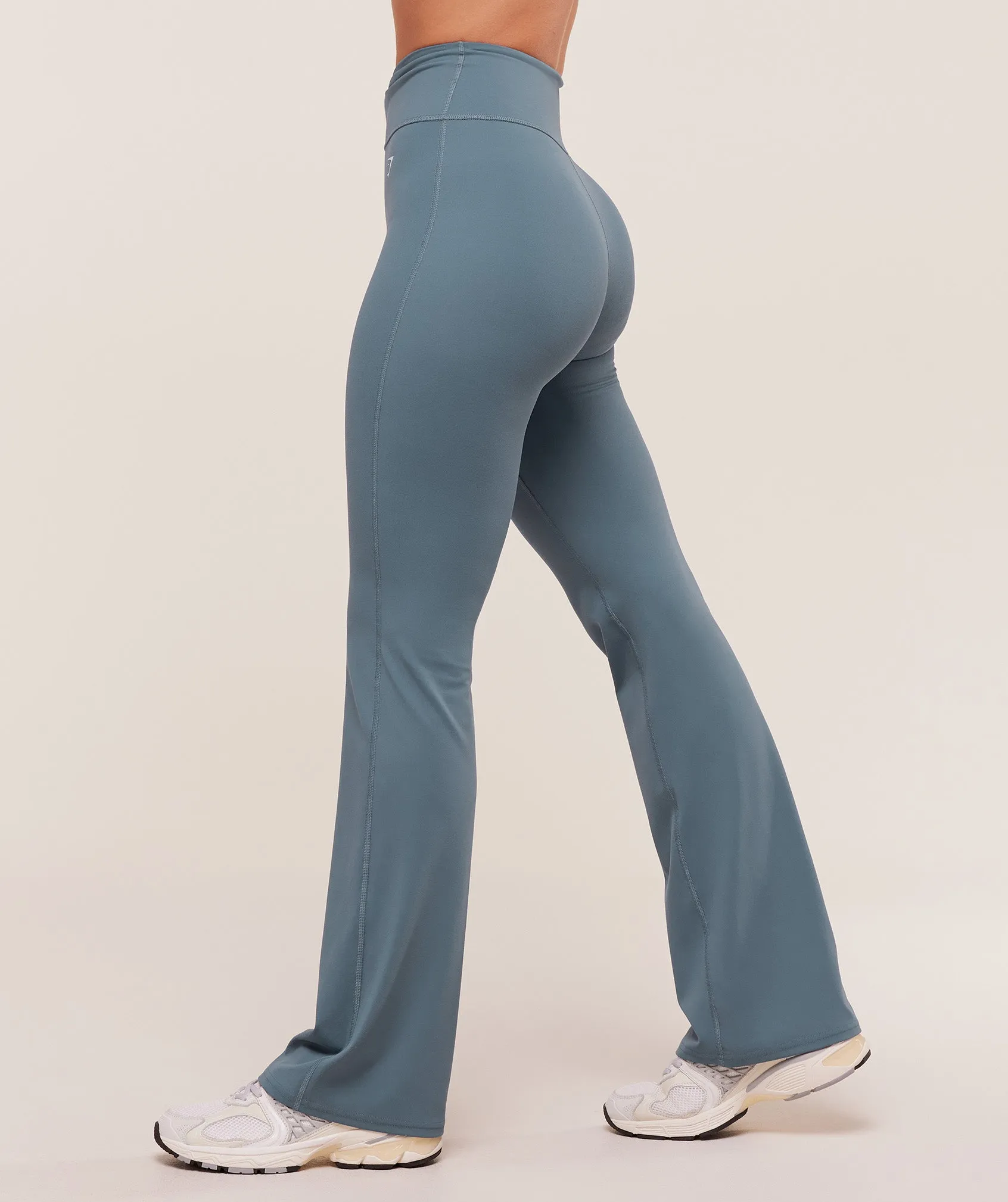 Gymshark Twist Front Straight Leg Legging - Iron Blue sold by Gymshark product image thumbnail 2