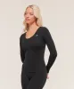 Gymshark Twist Back Long Sleeve Top - Black sold by Gymshark
