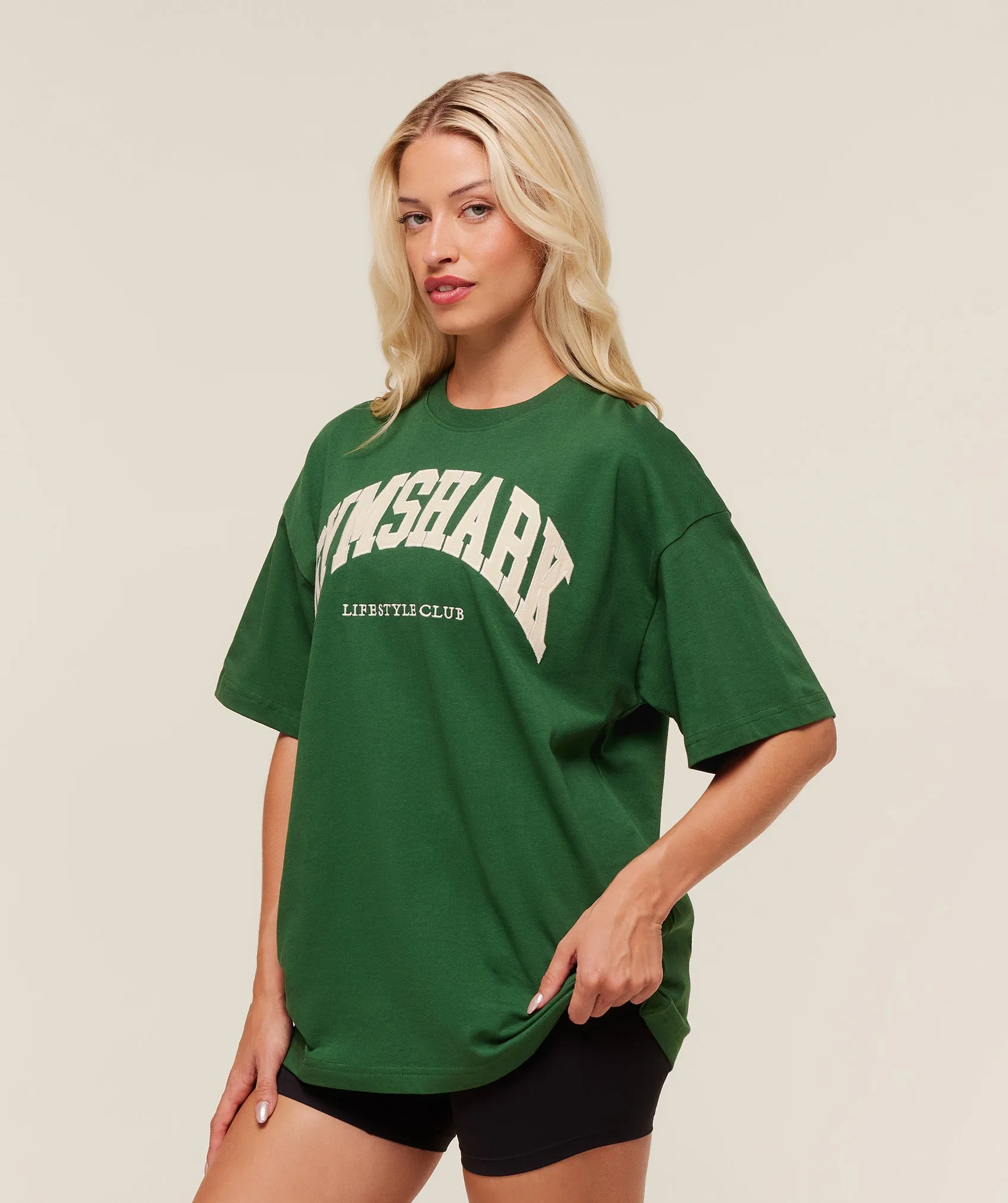 Gymshark Collegiate Graphic T-Shirt - Athletic Green sold by Gymshark product image thumbnail 3