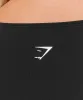 Gymshark Twist Front Long Sleeve Crop Top - Black sold by Gymshark