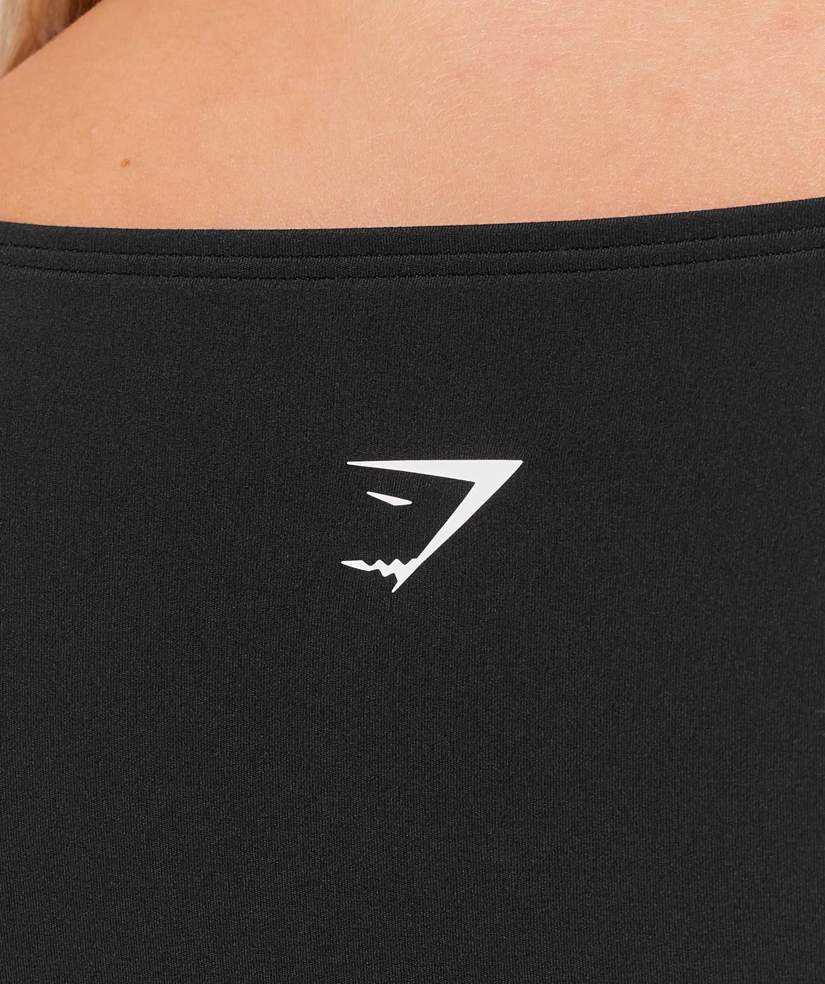Gymshark Twist Front Long Sleeve Crop Top - Black sold by Gymshark product image thumbnail 5