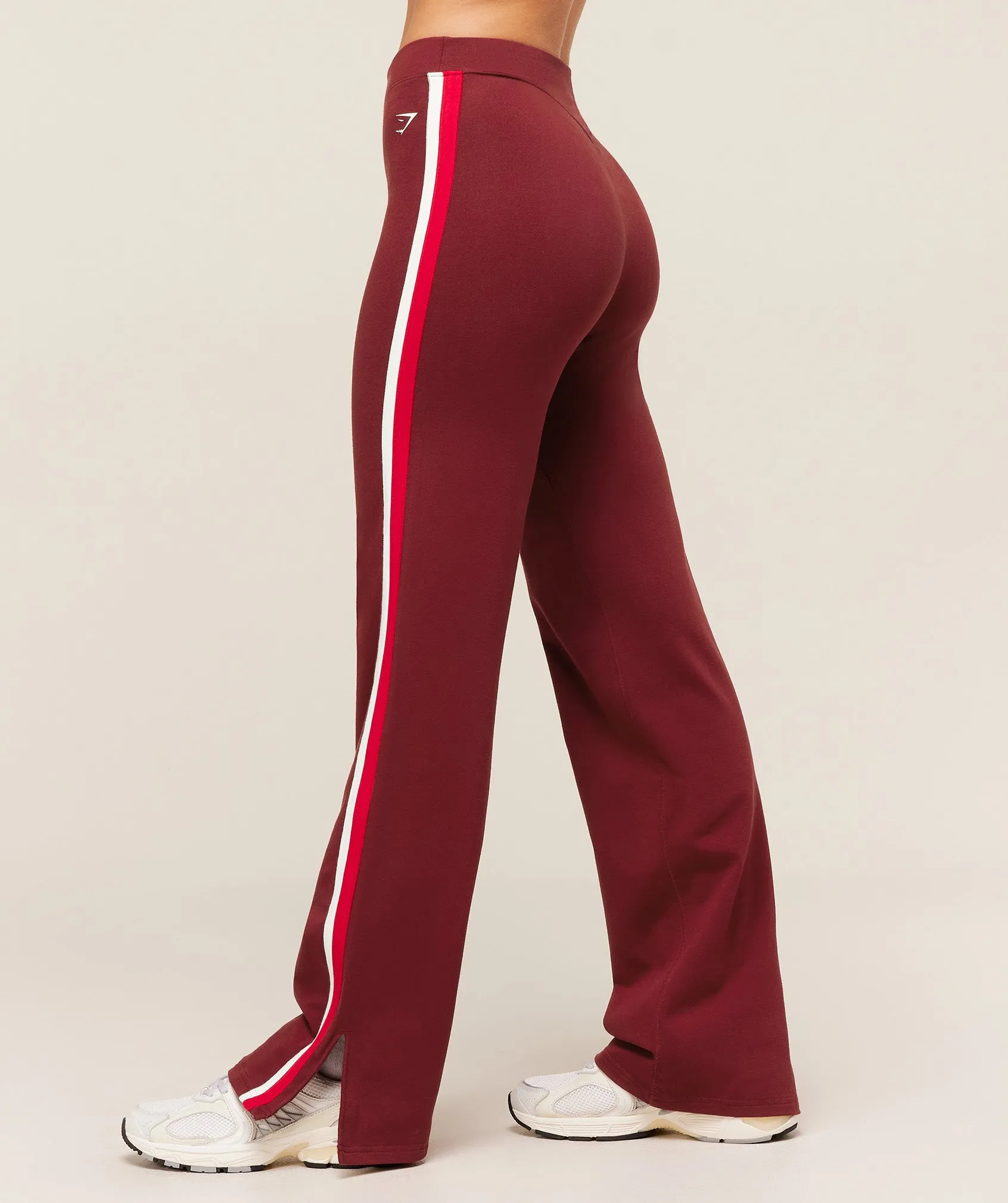 Gymshark Piping Wide Leg Pant - Sets Red/Carmine Red/Soft White sold by Gymshark product image thumbnail 3