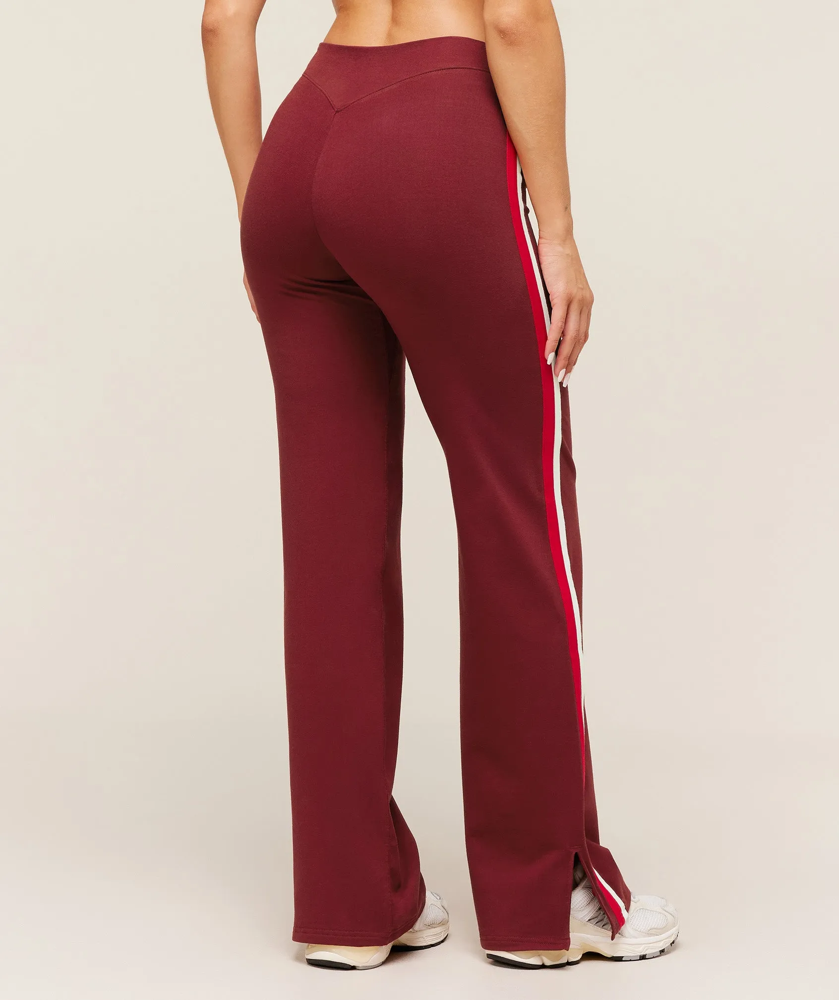 Gymshark Piping Wide Leg Pant - Sets Red/Carmine Red/Soft White sold by Gymshark product image thumbnail 2