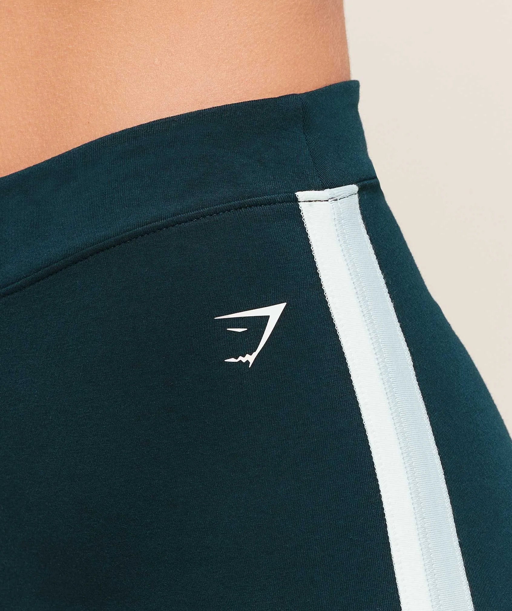 Gymshark Piping Wide Leg Pant - Deep Petrol Blue/Smoke Blue/Soft White sold by Gymshark product image thumbnail 5