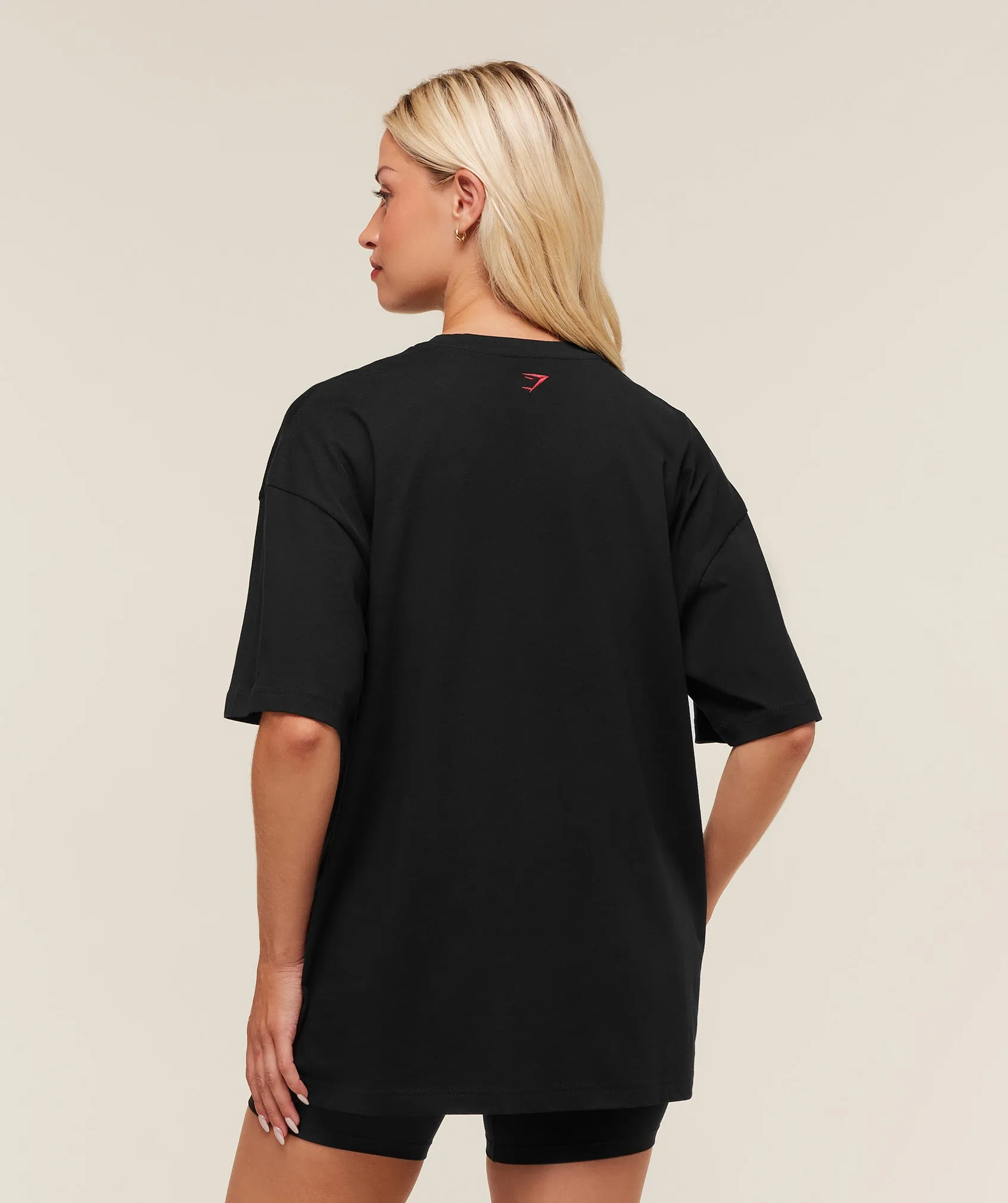 Gymshark Collegiate Graphic T-Shirt - Black sold by Gymshark product image thumbnail 3