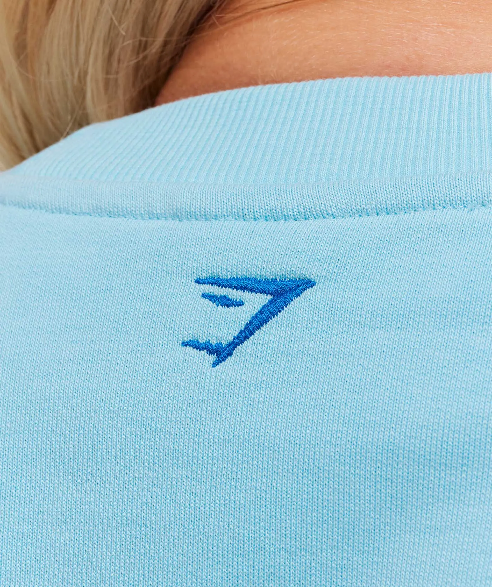 Gymshark Collegiate Graphic Crew Neck Pullover - Athletic Light Blue sold by Gymshark product image thumbnail 5
